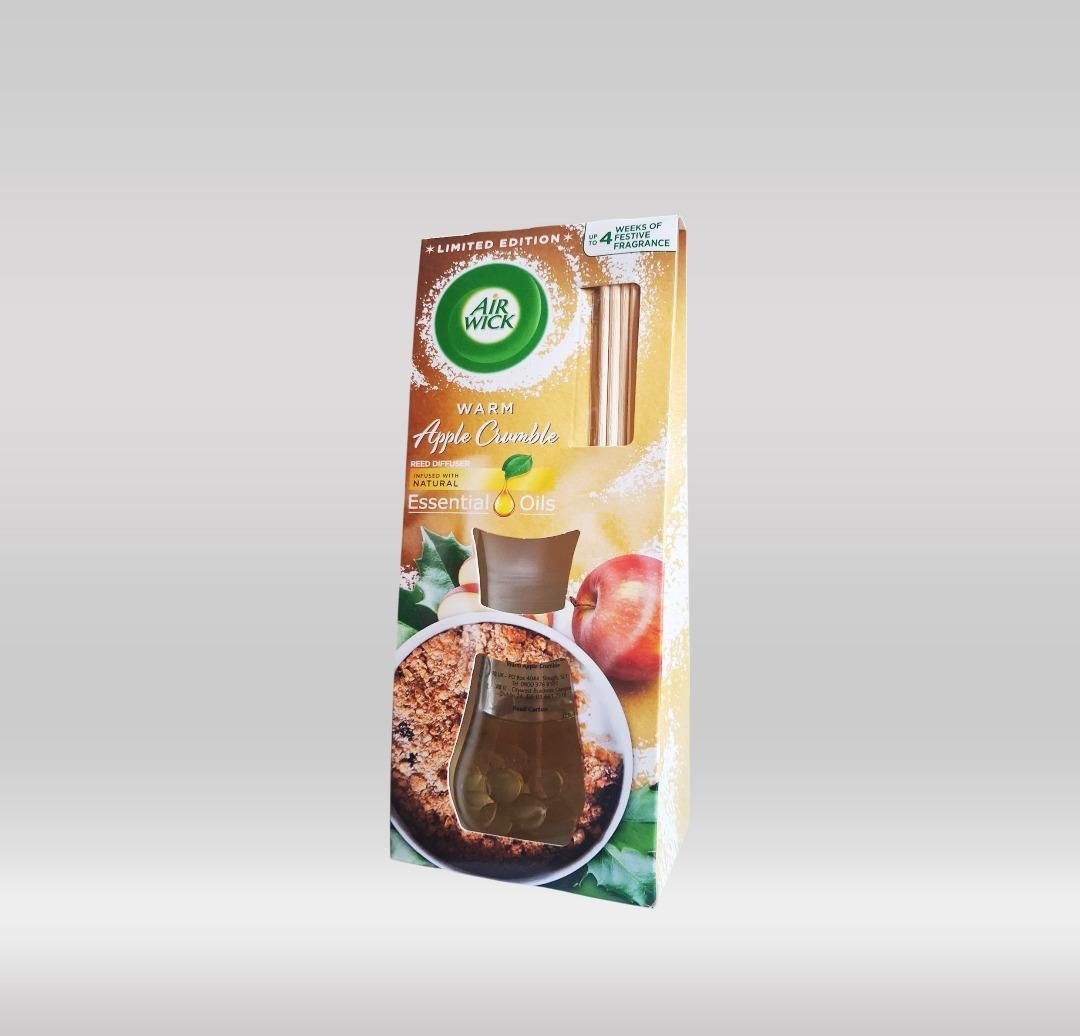 AIRWICK REED DIFFUSER 25ML  - APPLE CRUMBLE 1X5