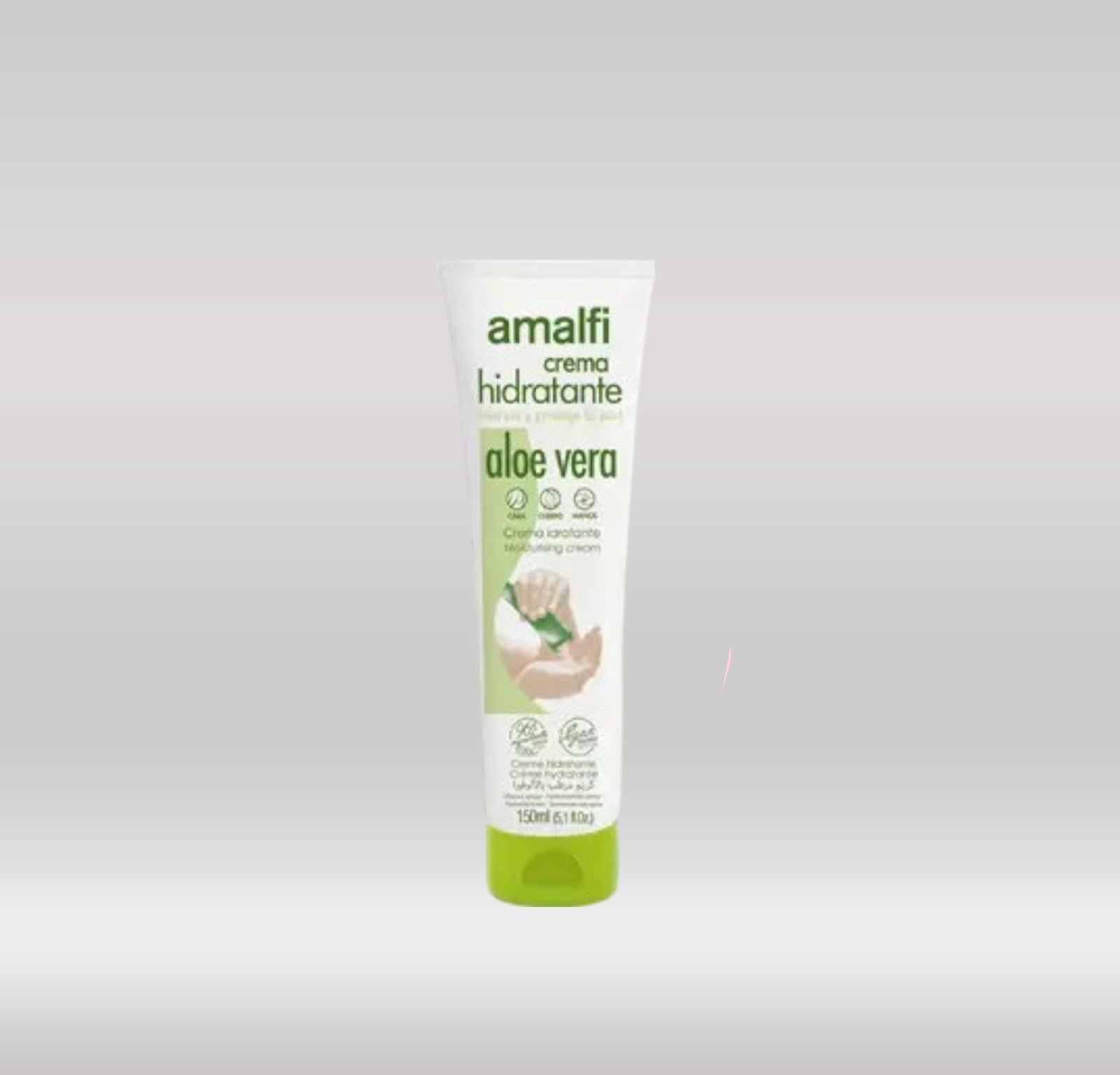 AMALFI MOISTURING CREAM TUBE ALOE VERA 150ML 1X18