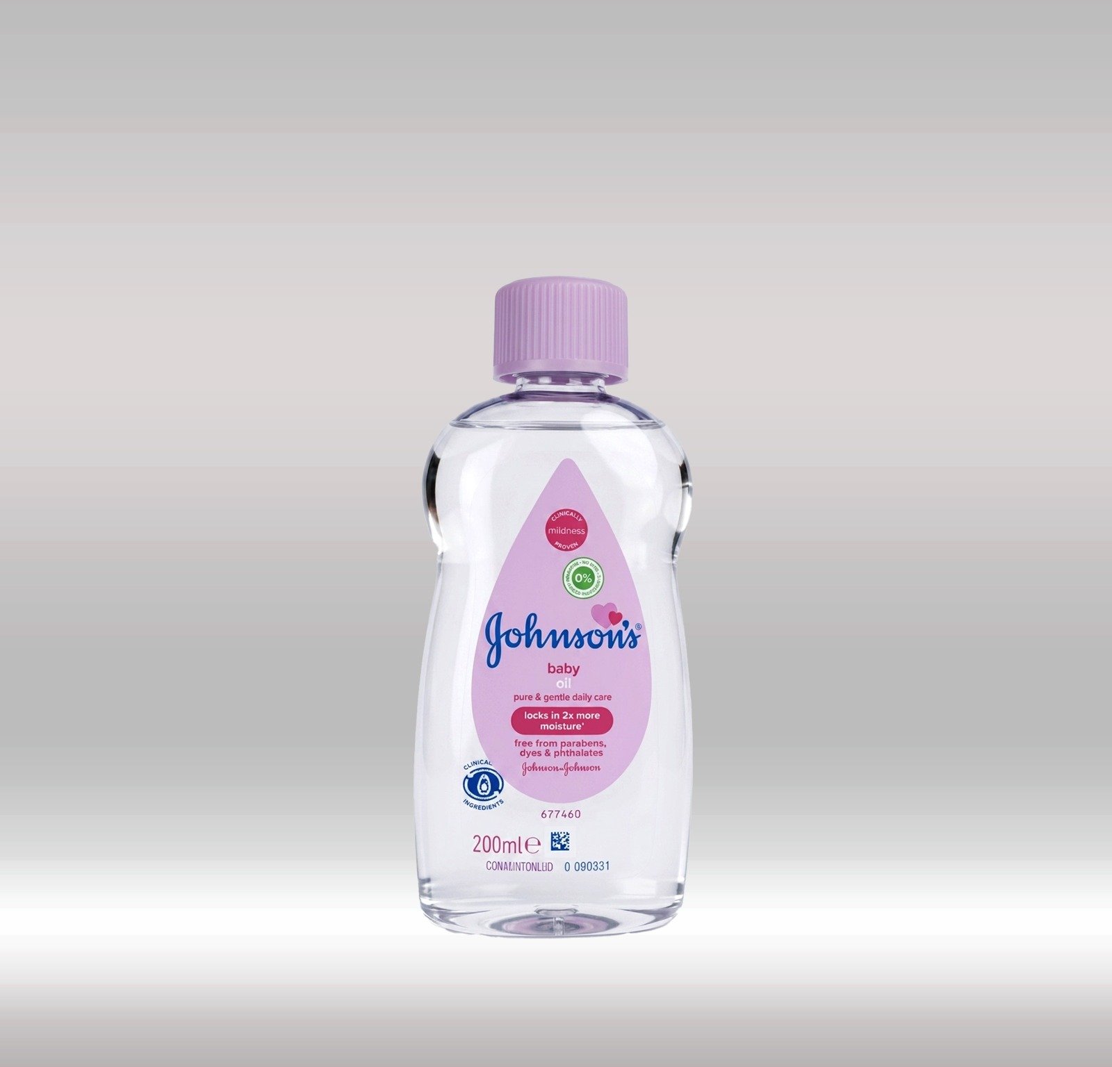 JOHNSON'S BABY OIL 200ML 1X6