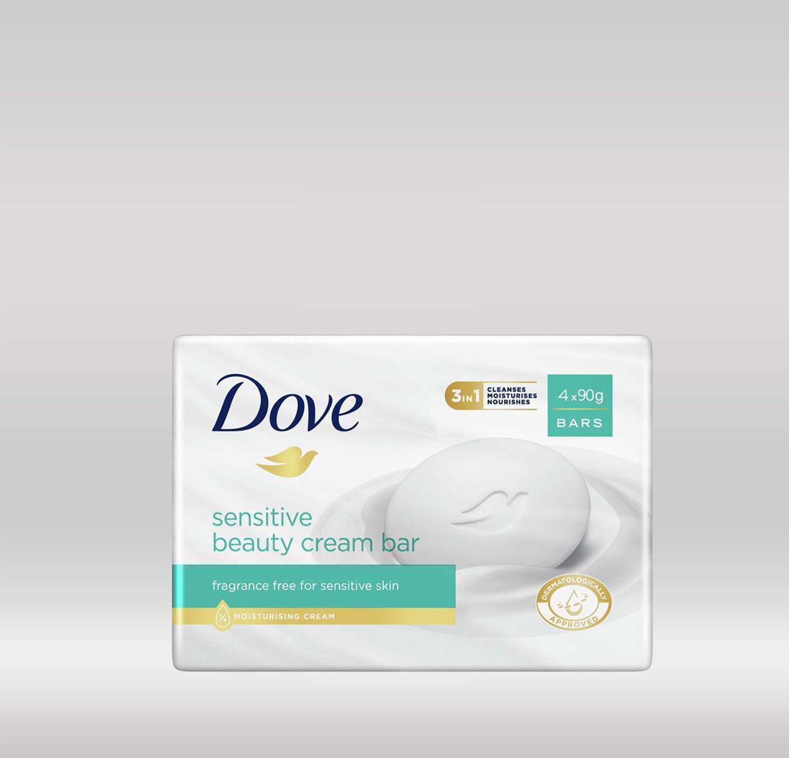 DOVE BAR SOAP 4X90G - SENSITVE 1X12