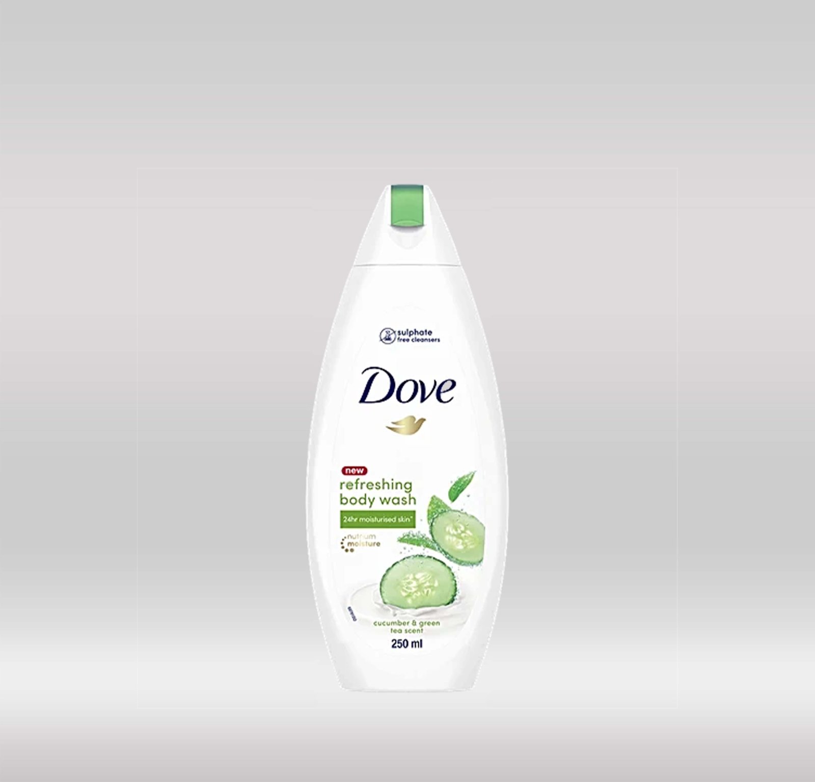 DOVE BATH GEL 500ML- REFRESHING CUCUMBER & GREEN TEA SCENT 1X20