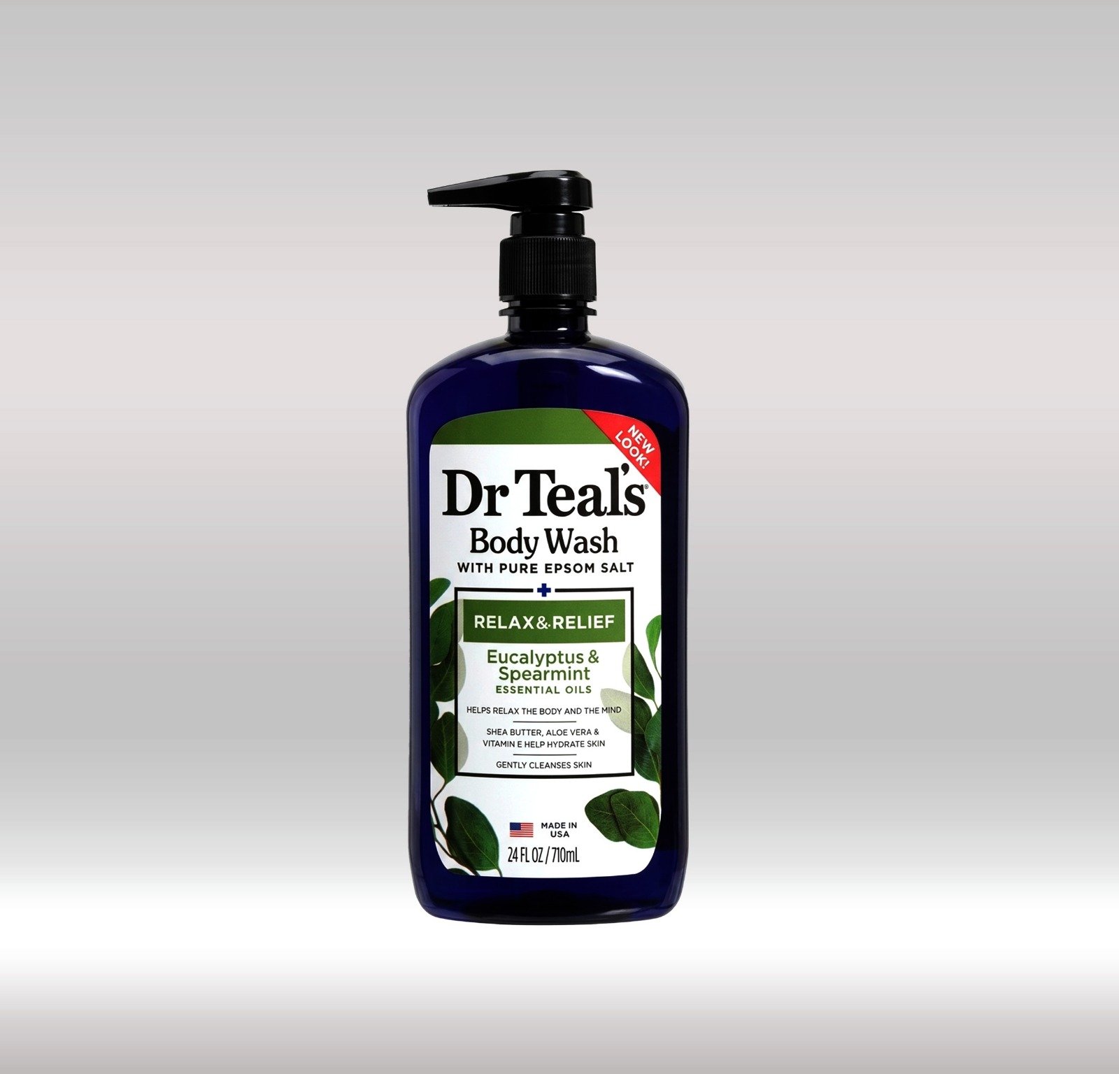 DR. TEAL'S BODY WASH 710ML - EUCALYPUS 1X4