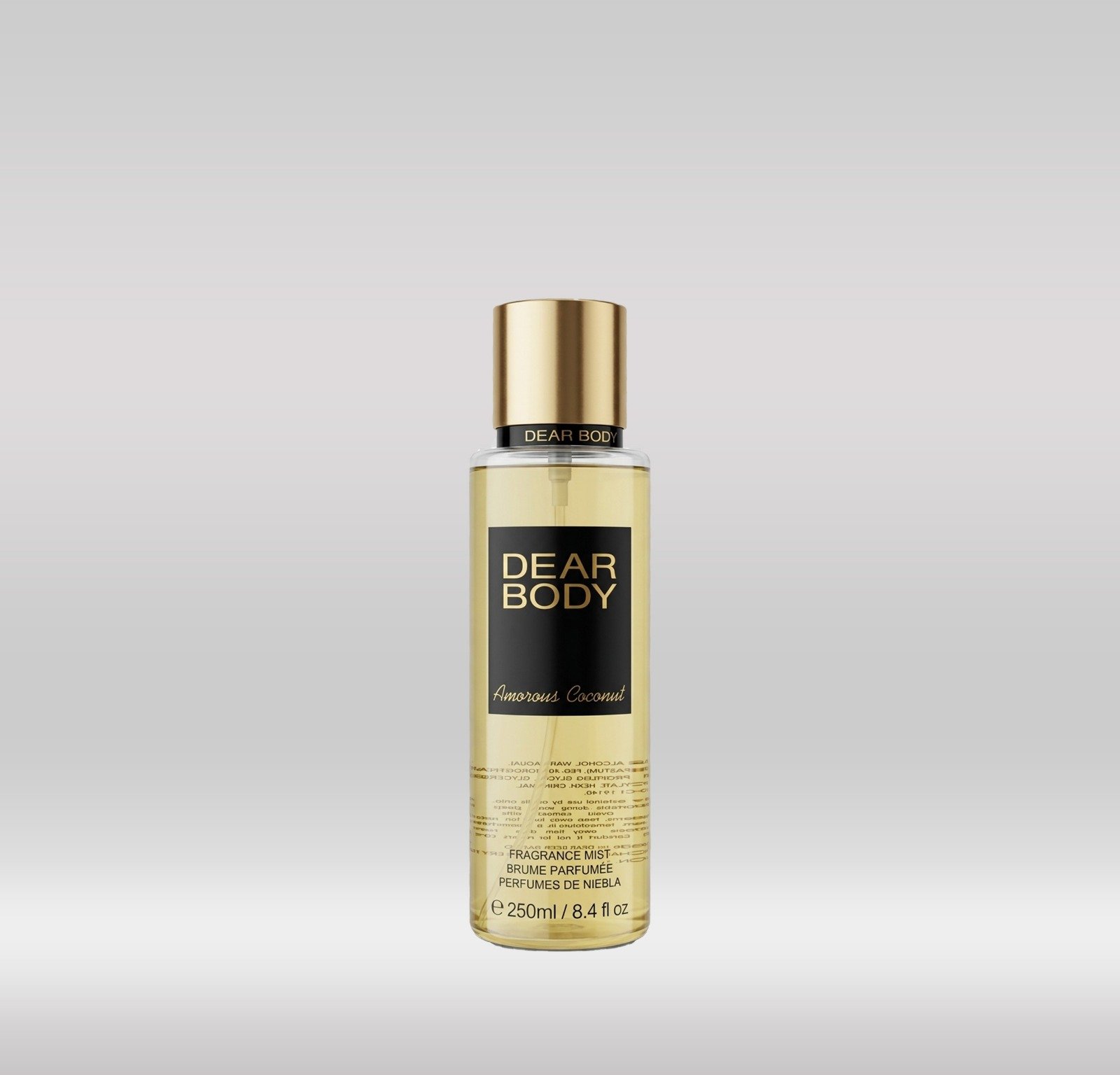 DEAR BODY FRAG. MIST 250ML - AMOROUS COCONUT 1X48