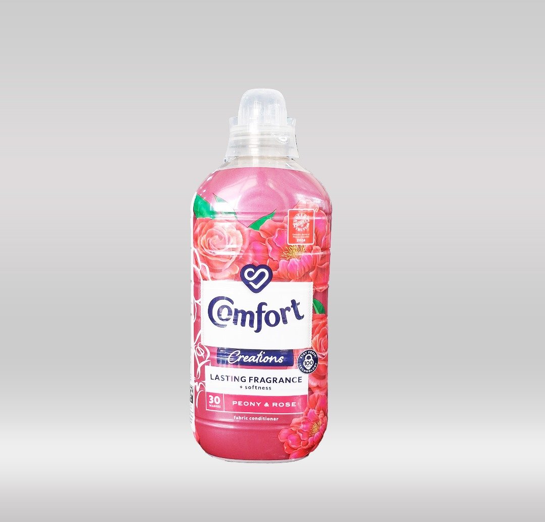 COMFORT FABRIC COND.900ML 30W -  PEONY & ROSE  1X8
