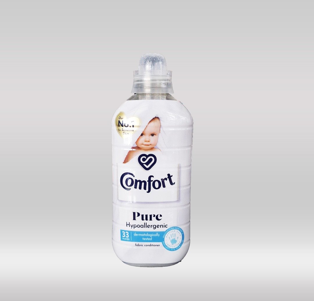 COMFORT FABRIC CONDITIONER 990ML 33W - PURE 1X8