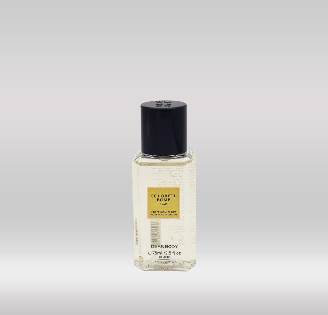 DEAR BODY COLORFUL BOMB FRAG.MIST 75ML - GOLD 1X96