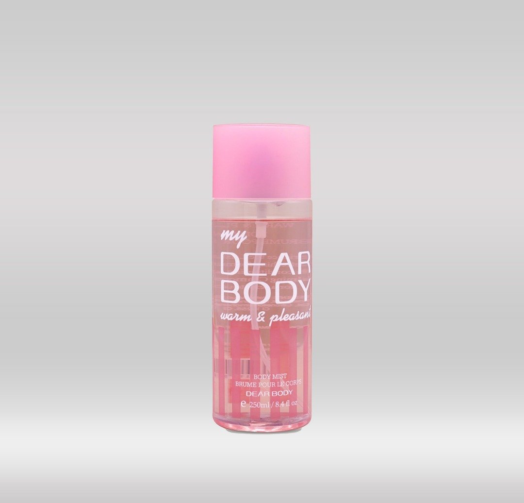 MY DEAR BODY FRAG.MIST 250ML - WARM & PLEASANT 1X48