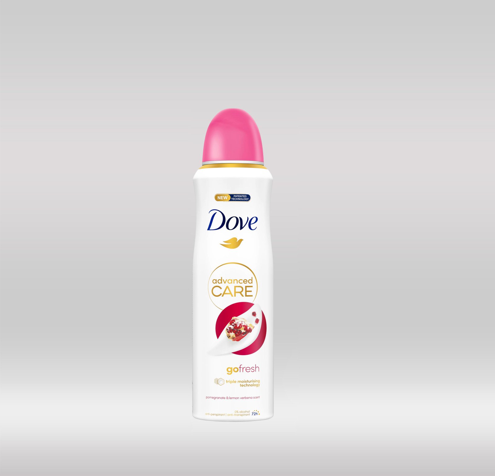 DOVE DEO SPRAY WOMEN 72HRS ADVANCED 250ML- POMEGRANATE 1X6