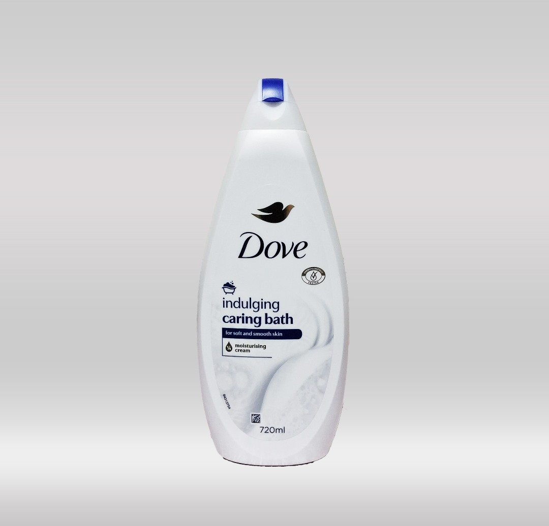 DOVE BATH GEL 720ML - CARING INDULGING 1X12