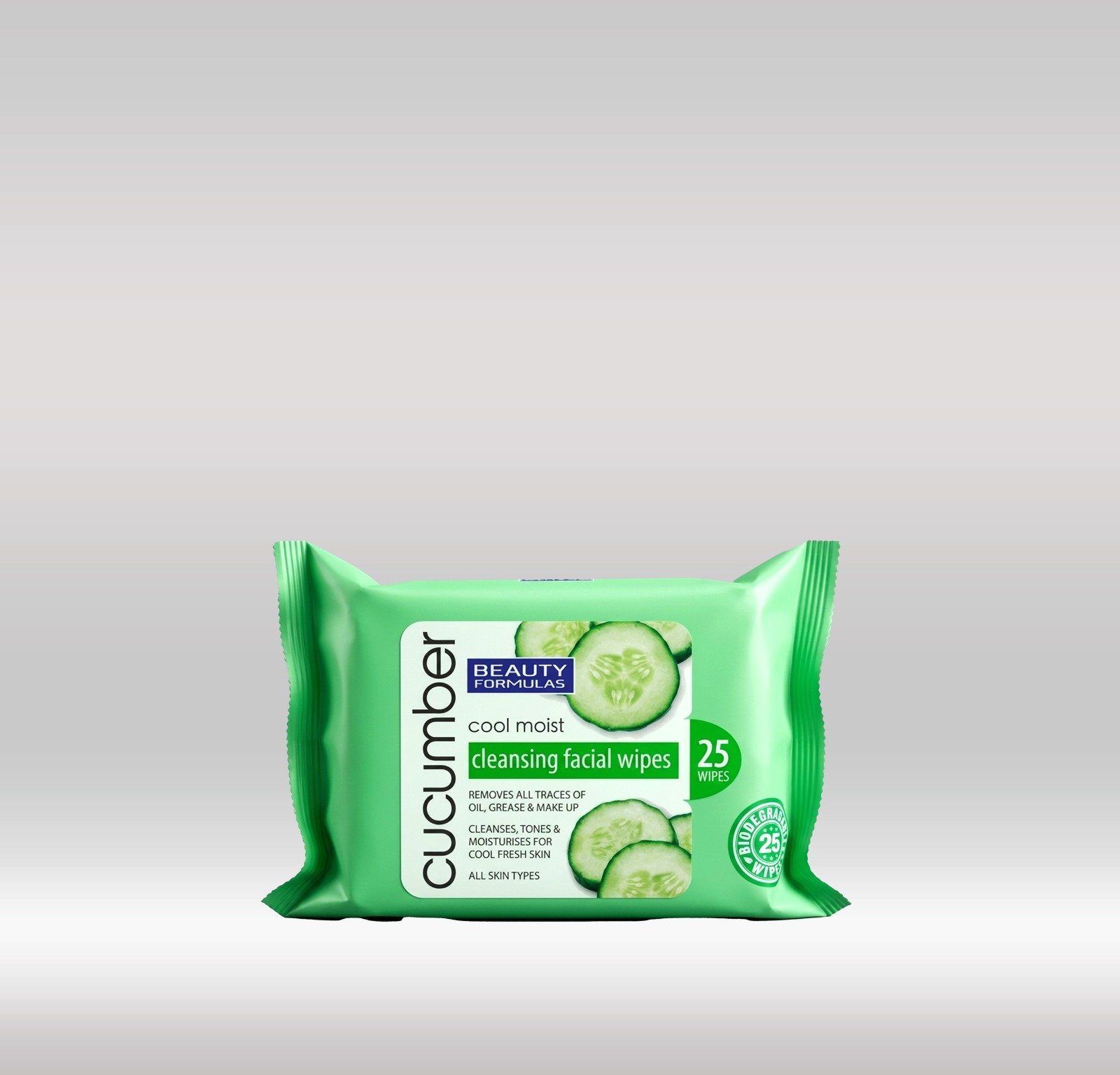 B - FORMULAS FACIAL WIPES 25S - CUCUMBER 1X12