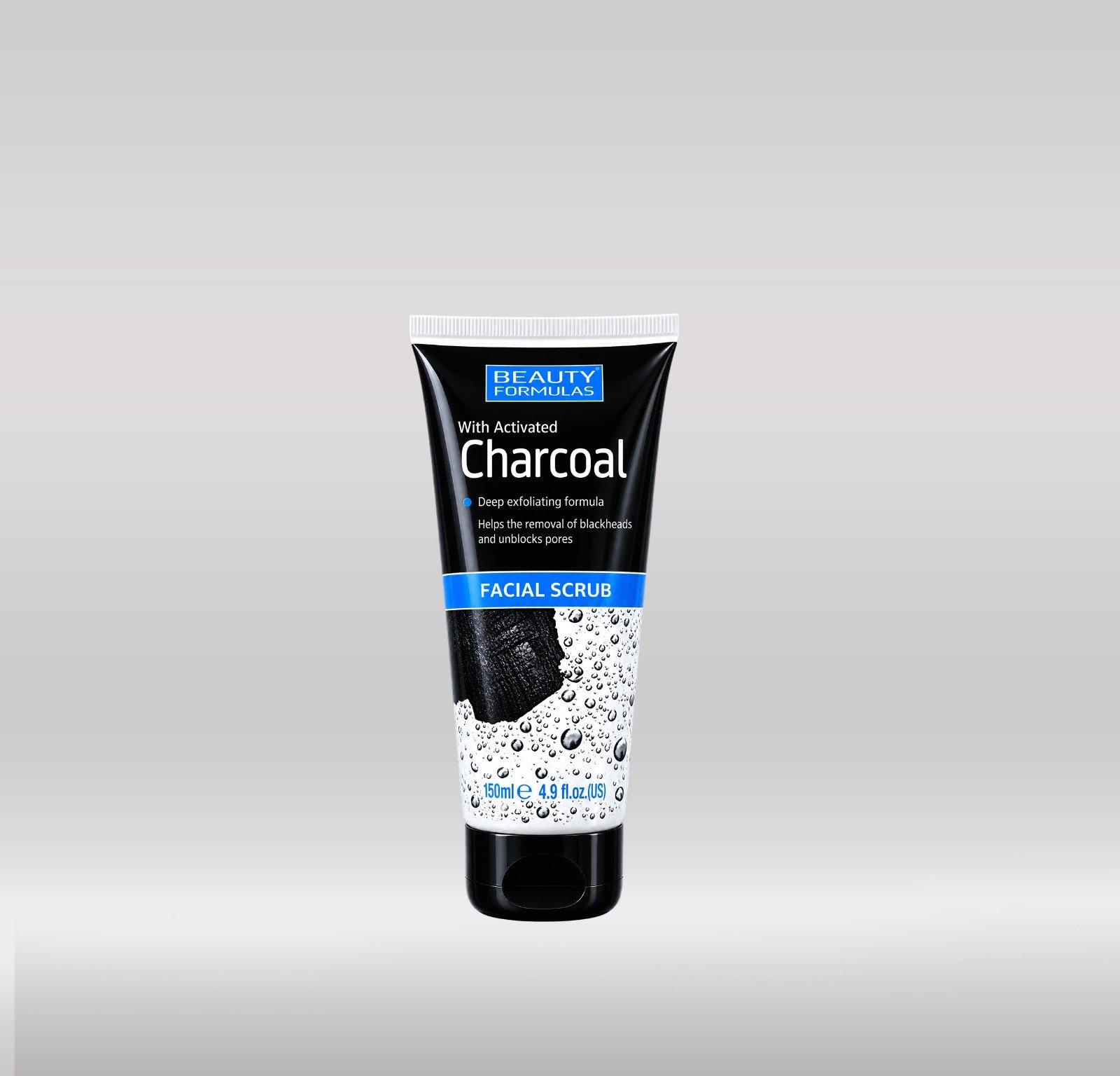 B - FORMULAS FACIAL SCRUB 150ML - CHARCOAL 1X12