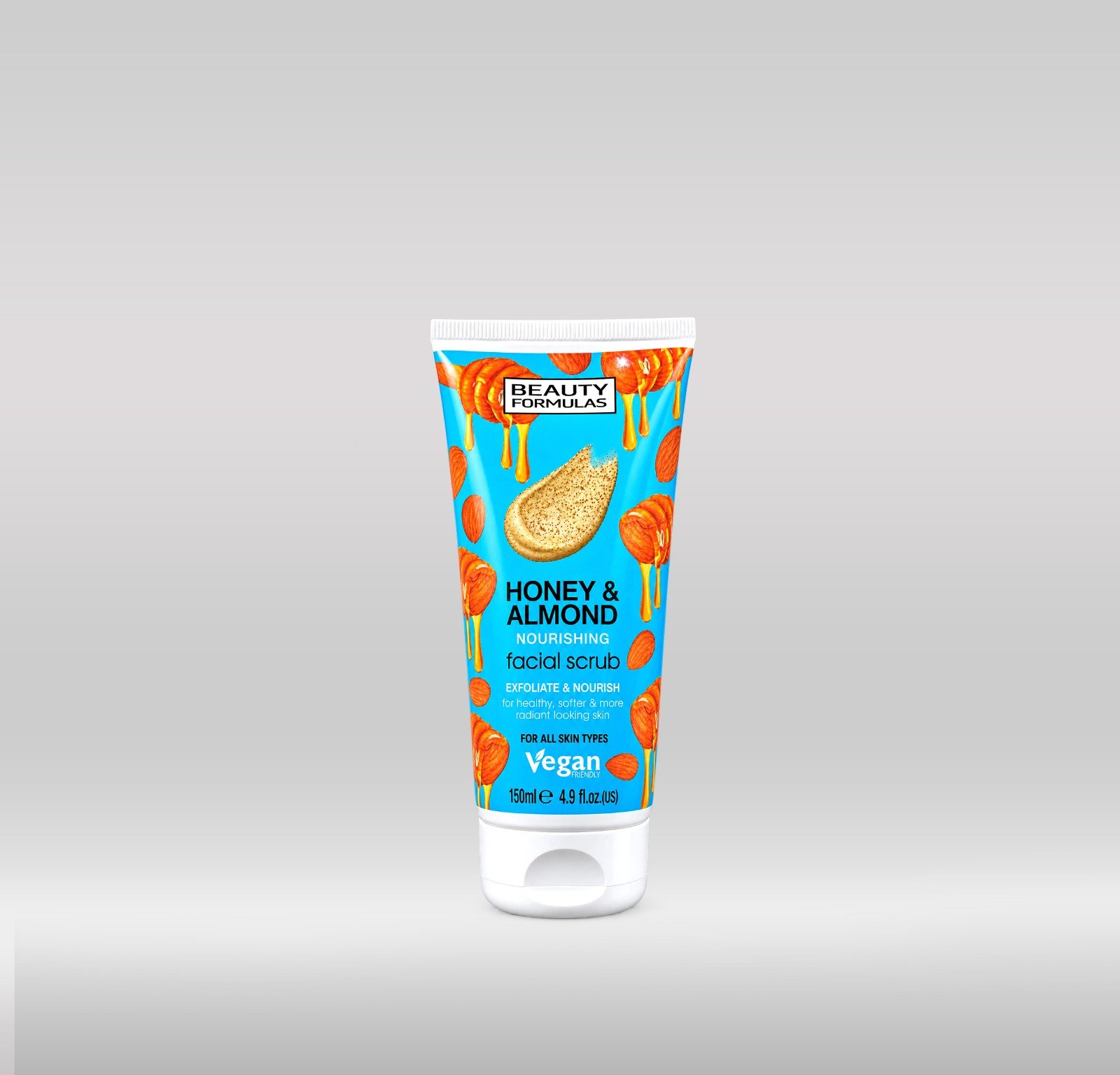 B - FORMULAS FACIAL SCRUB 150ML - HONEY ALMD 1X12