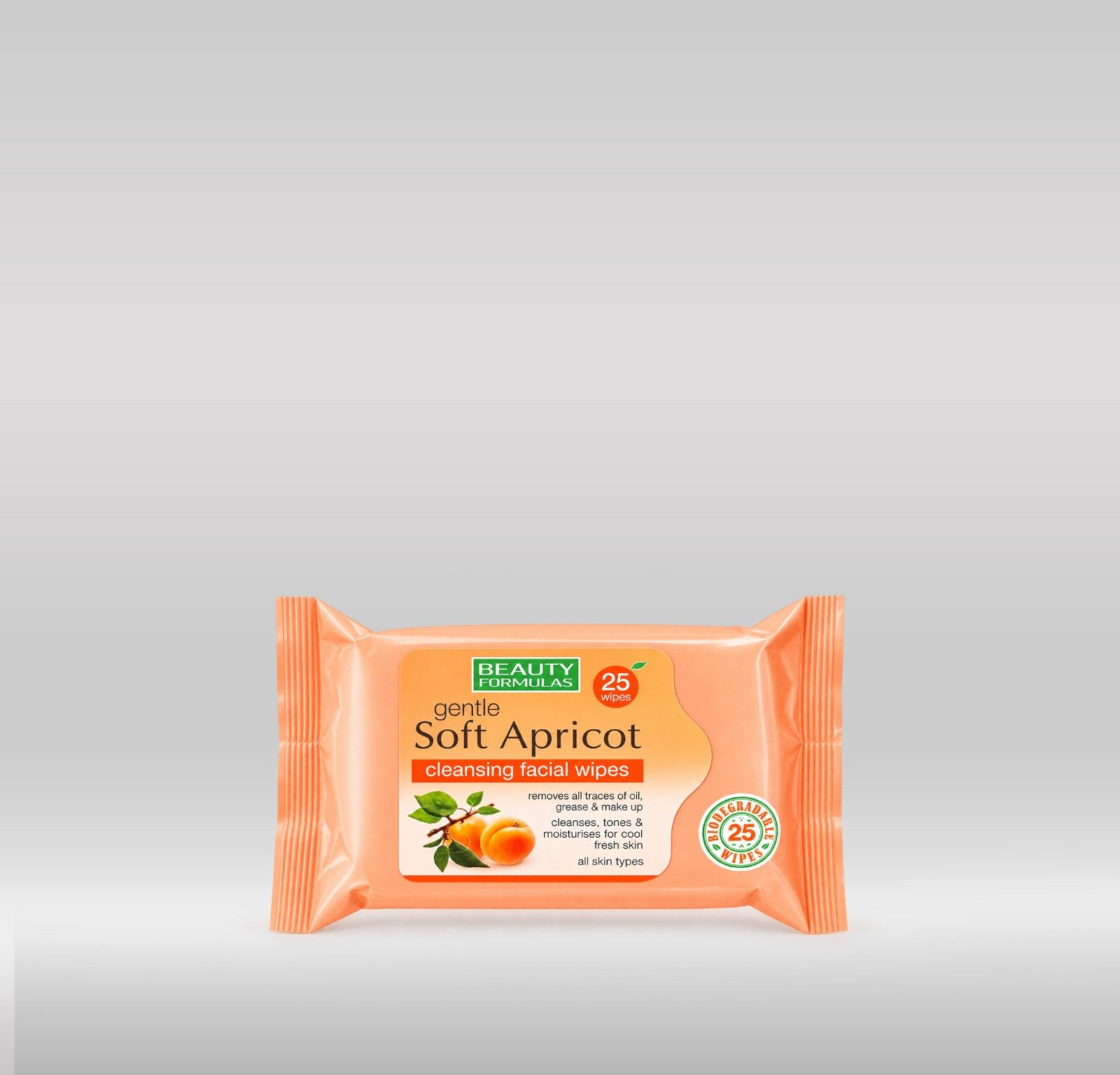 B - FORMULAS FACIAL WIPES - APRICOT 1X12