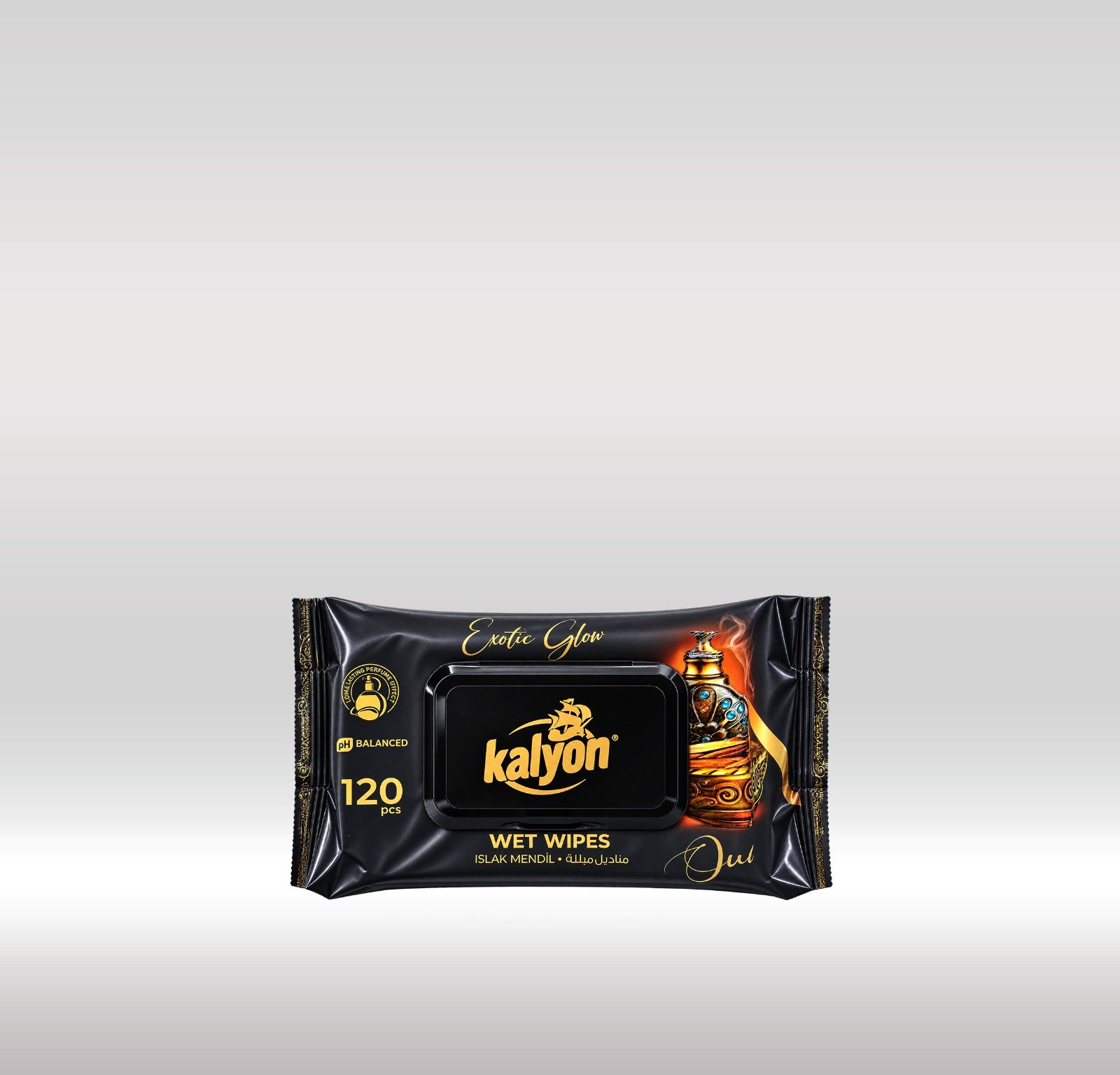 KALYON WET WIPES OUD 120S 1X12