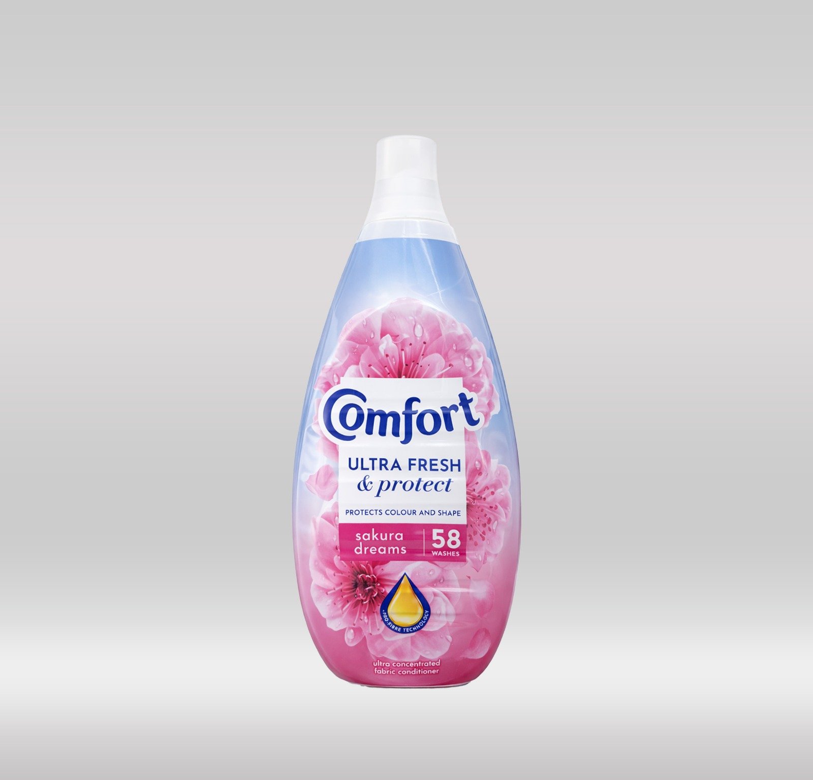 COMFORT 58W FABRIC CONDITIONER FRESH&PROTECT 870ML - SAKURA DREAMS
