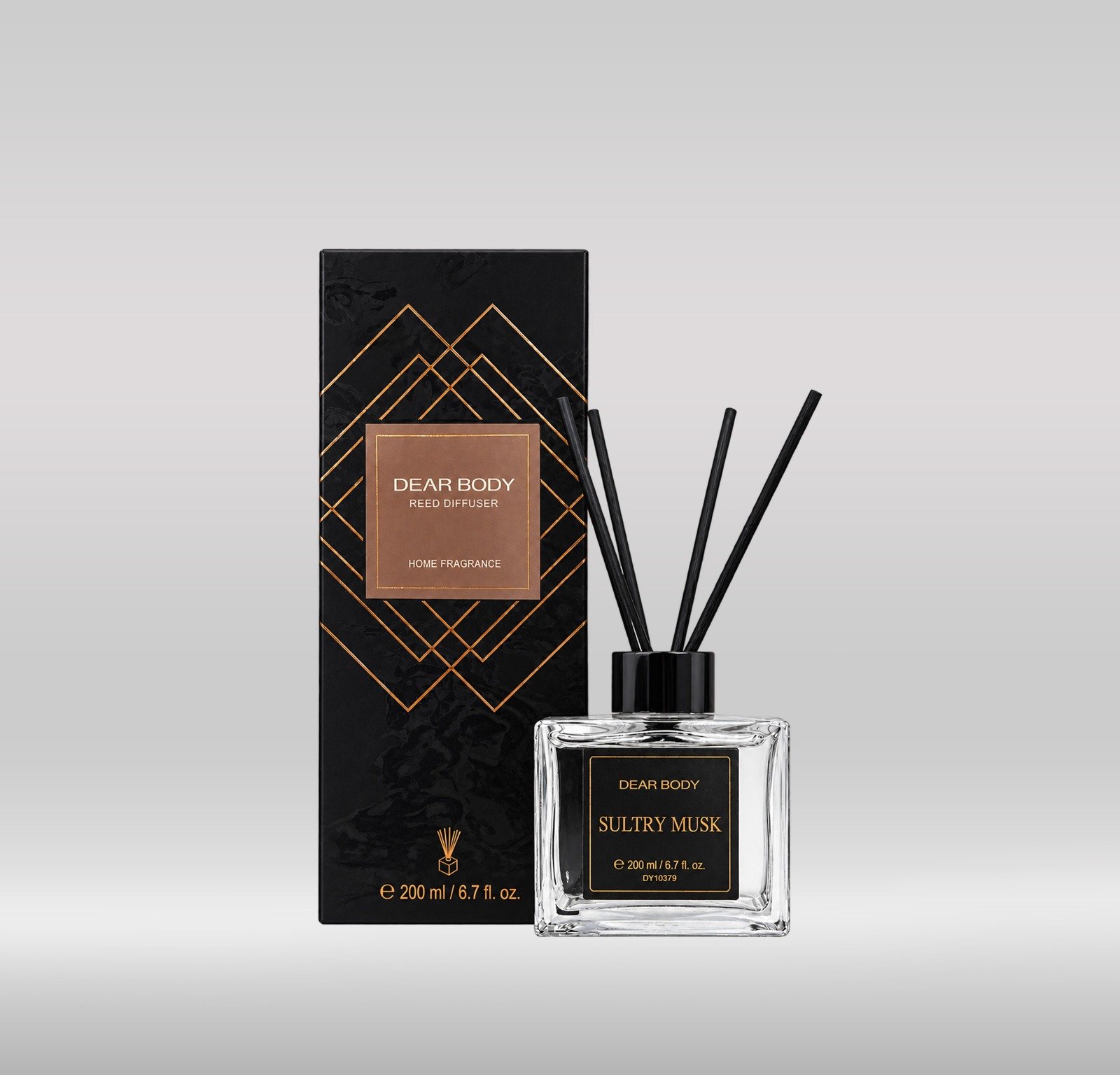 DEAR BODY REED DIFFUSER 200ML - SULTRY MUSK 1X24