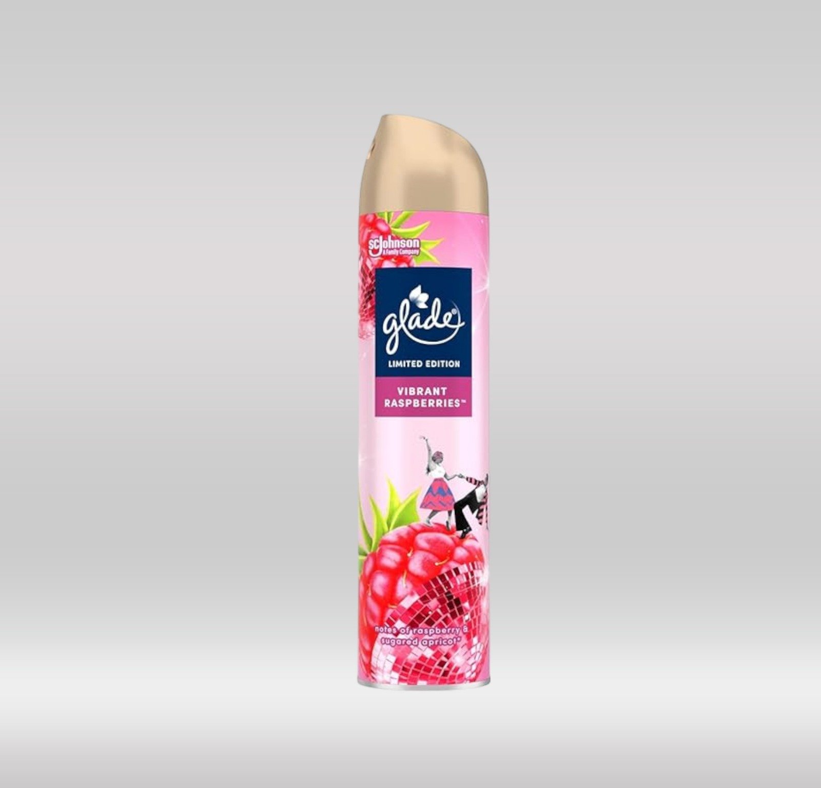 GLADE AIR FRESHNER 300ML - VIBRANT RASPBERRIES 1X12