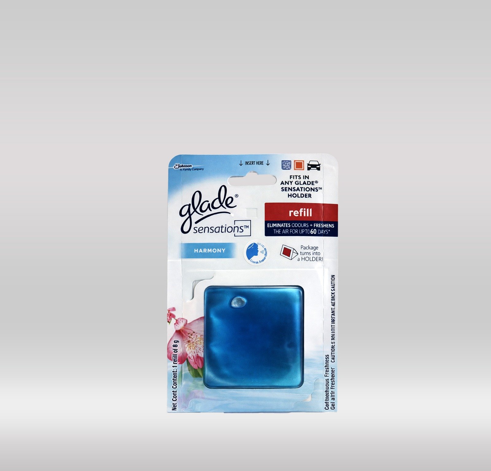 GLADE SENSITIVE REFILL FLAT - HARMONY 1X12
