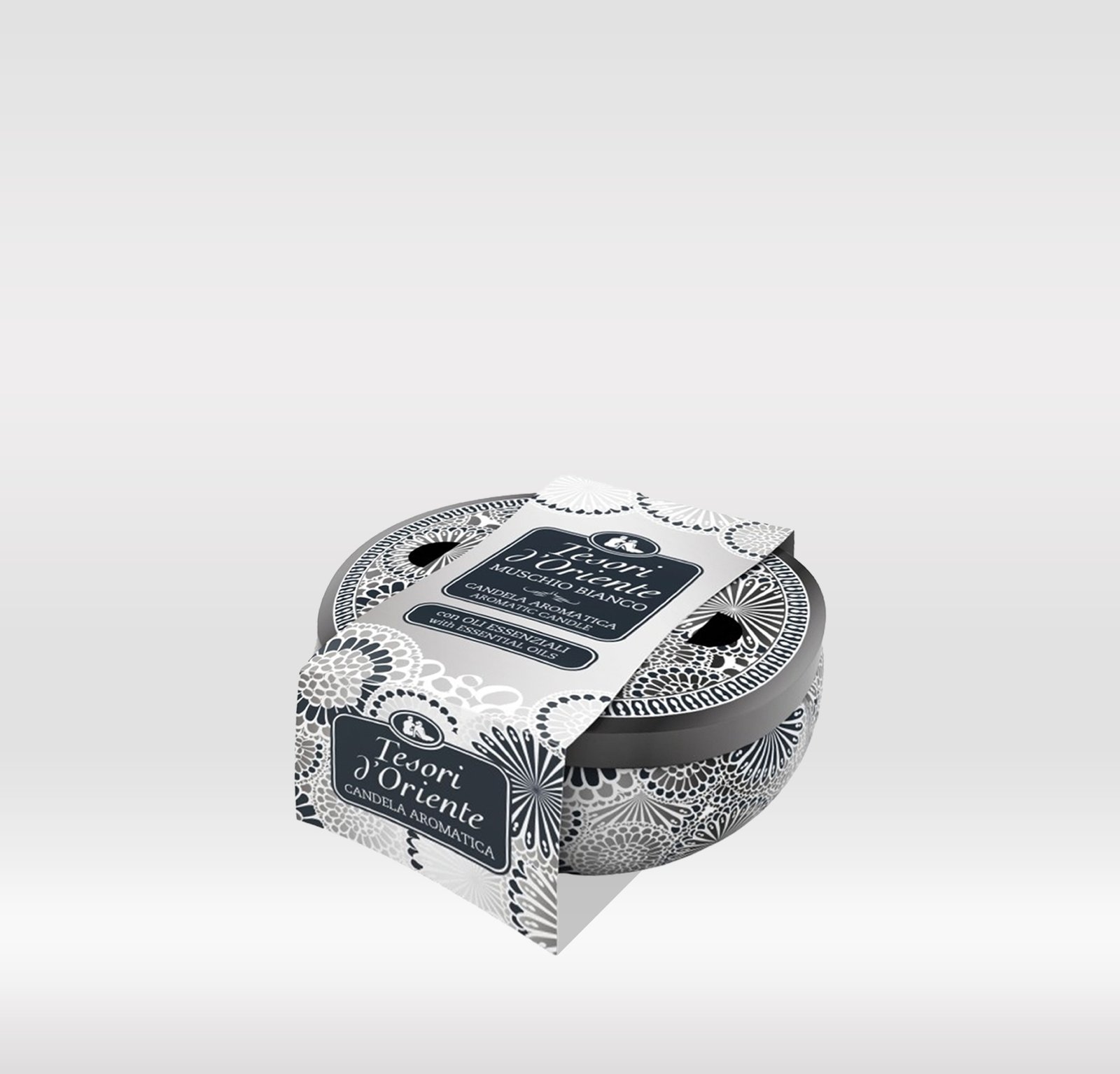 TESORI SCENTED CANDLE 200G - MUSCHIO 1X6