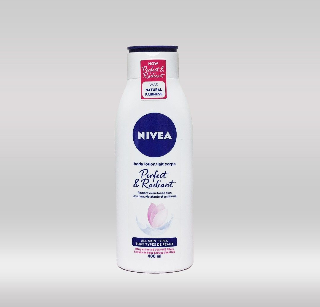 NIVEA BODY LOTION 400ML - PERFECT & RADIANT 1X12