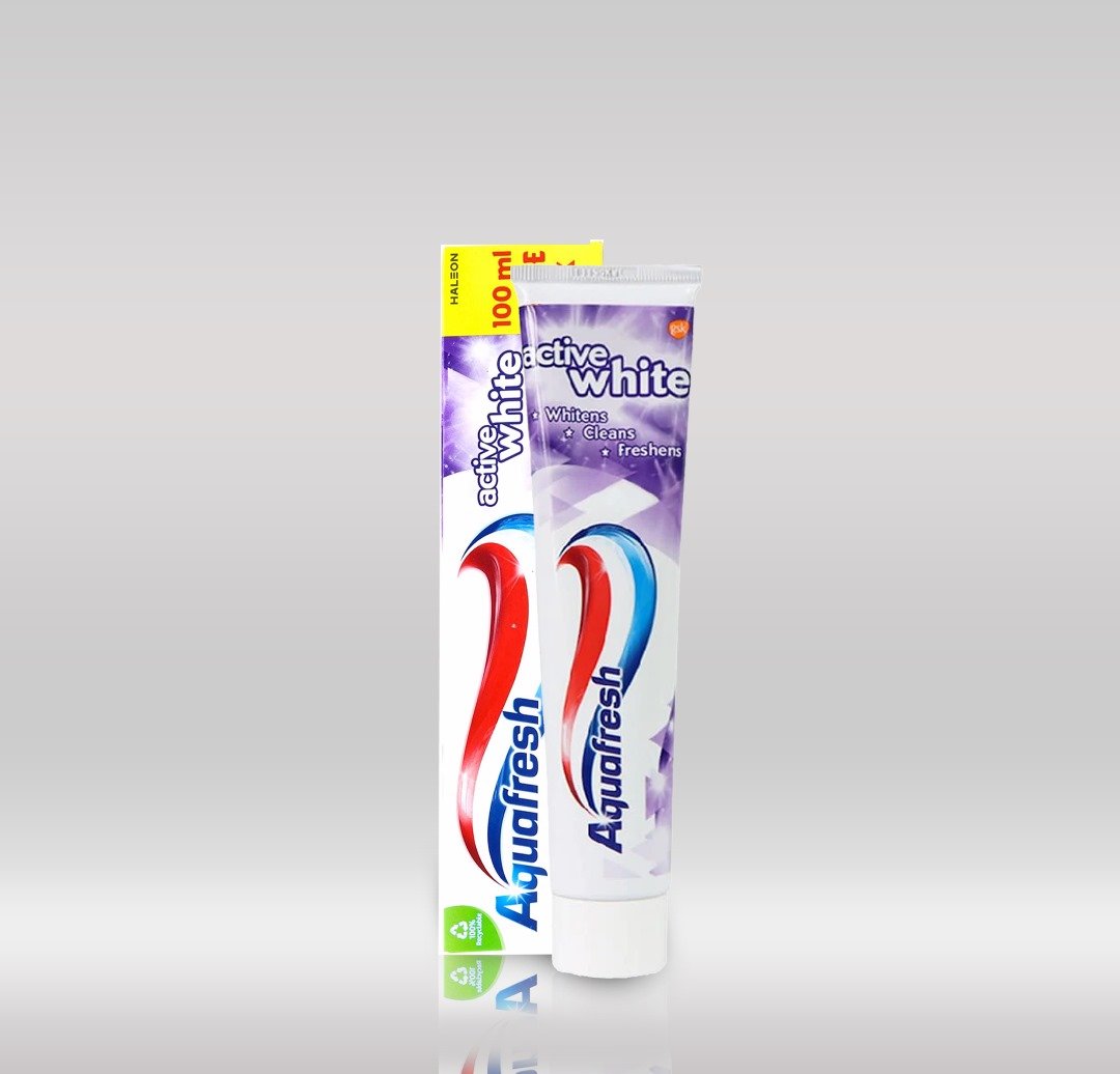 AQUAFRESH TOOTH PASTE 100ML ACTIVE WHITE 1X12
