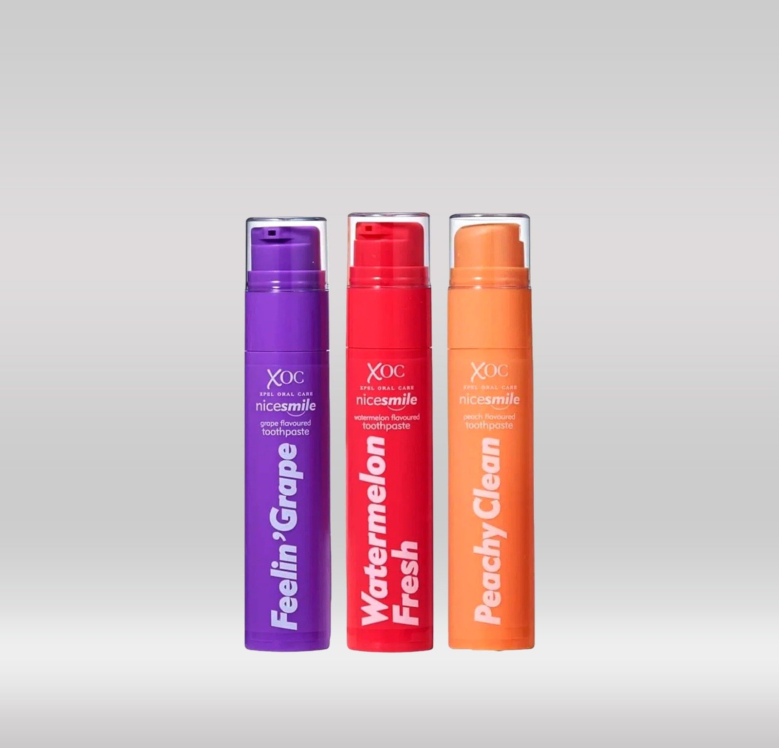 XOC NICESMILE FLAVOURED TOOTHPASTE  60ML - MIX VARIANTS 1X48