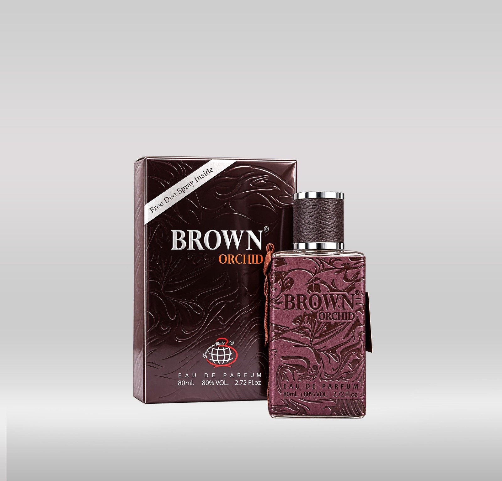 BROWN ORCHID OUD PERFUME WITH DEO 80ML 1X96