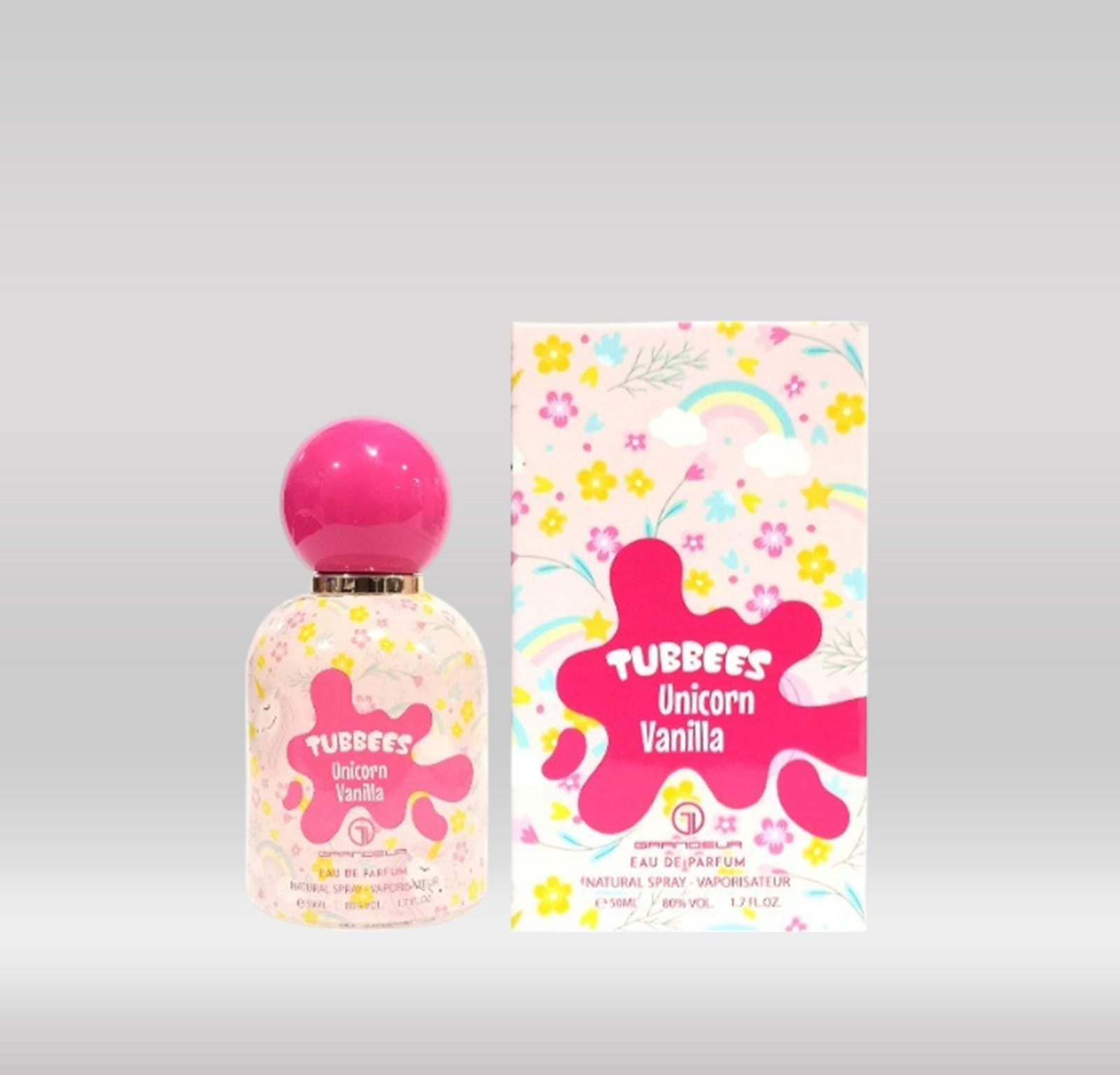 GRANDEUR TUBBEES PERFUME 50ML - UNICORN VANILLA 1X96