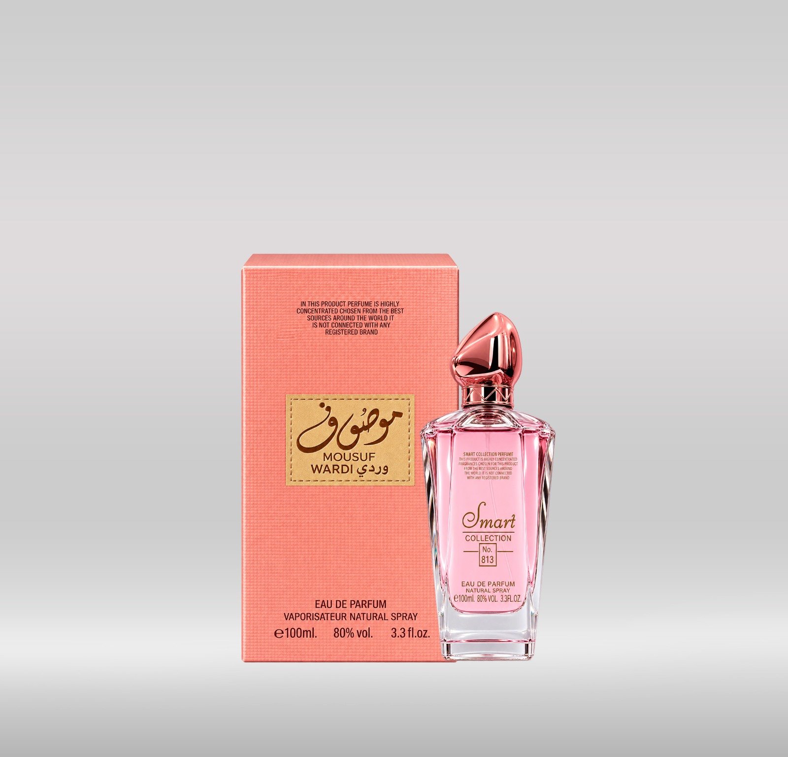 SMART PERFUME NO813 100ML - MOUSUF WARDI 1X72