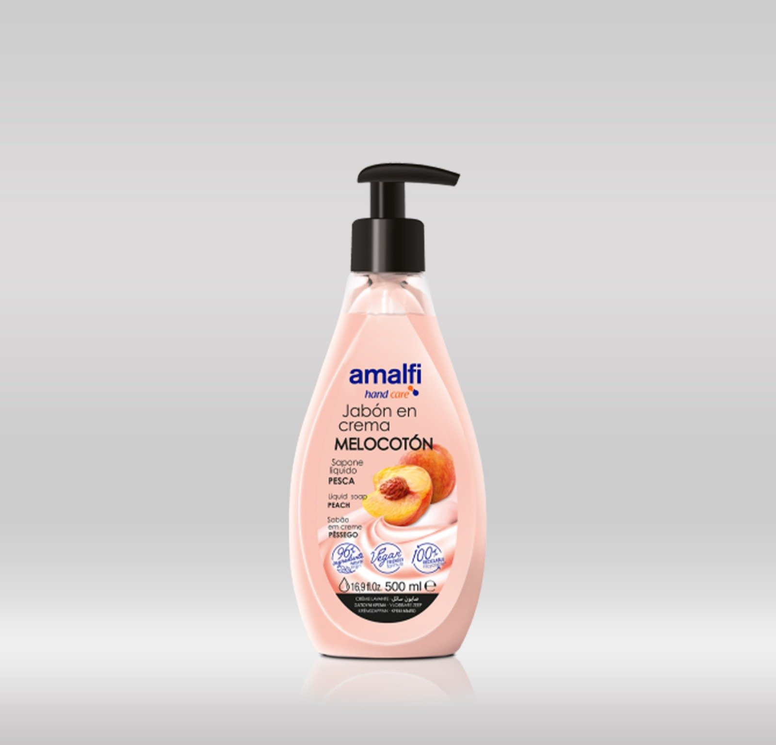 AMALFI HAND SOAP 500ML - PEACH 1X12