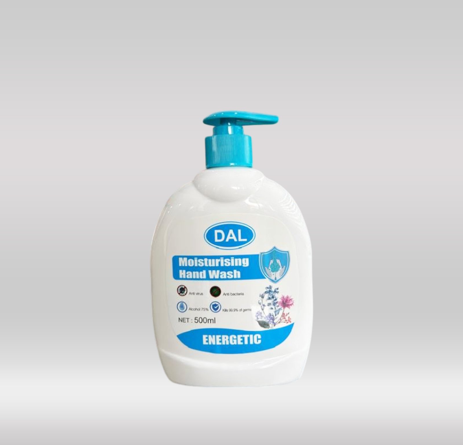 DAL MOISTURISING HAND WASH 500ML - ENERGERTIC 1X12