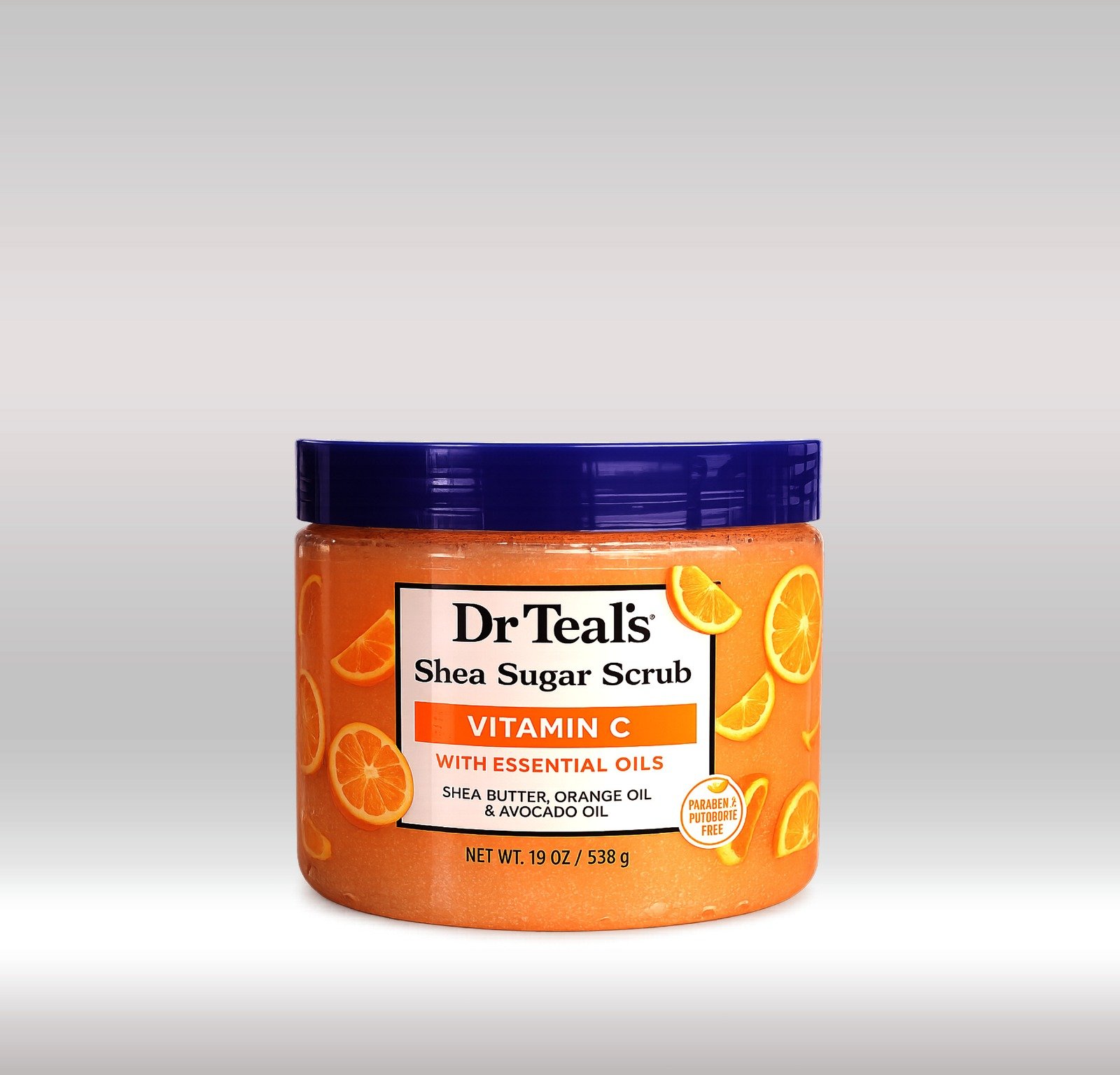 DR. TEAL'S BODY SCRUB 454G - VITAMIN C 1X12