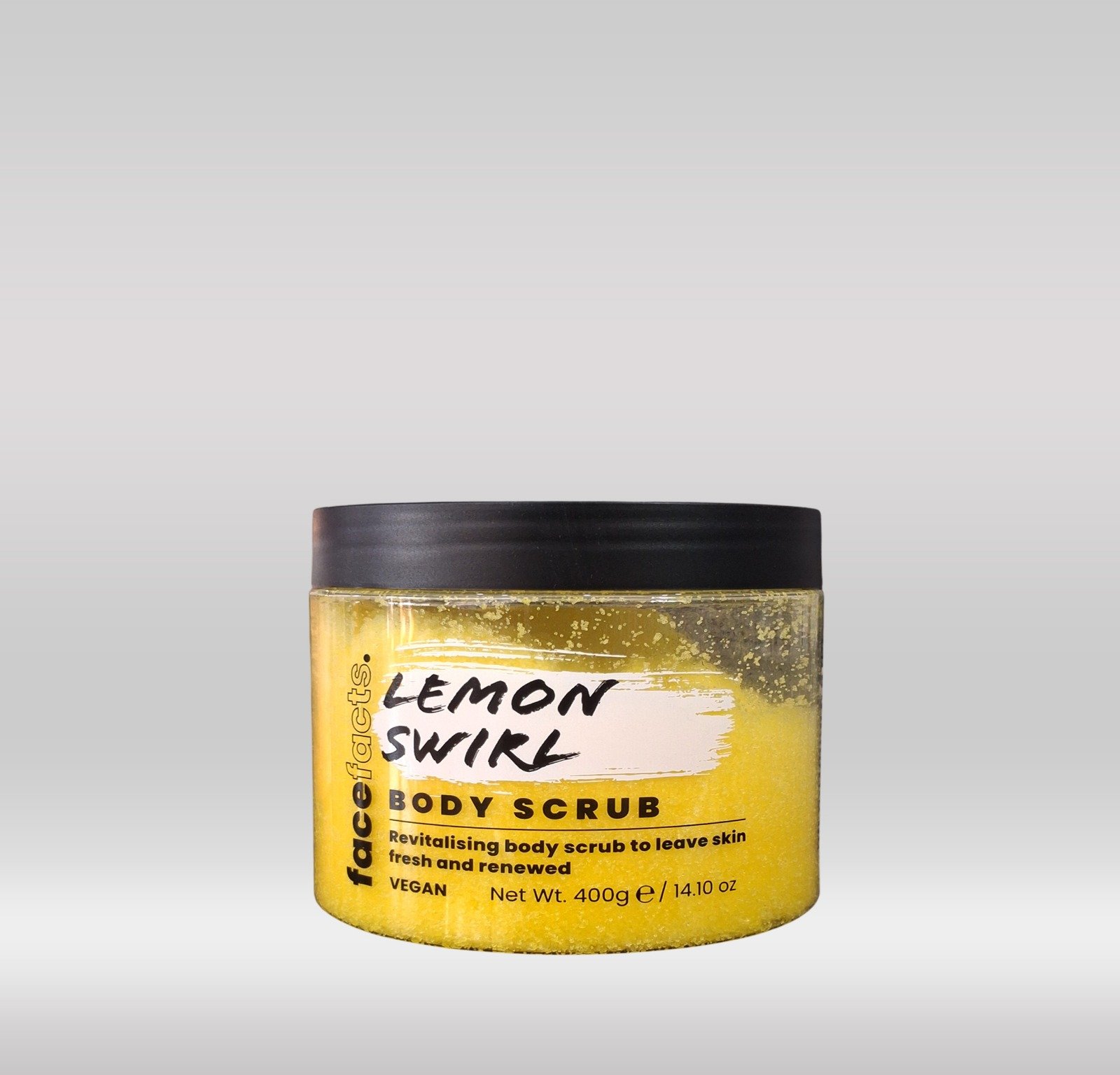 FACE FACTS BODY SCRUB 400ML - LEMON SWIRL 1X6