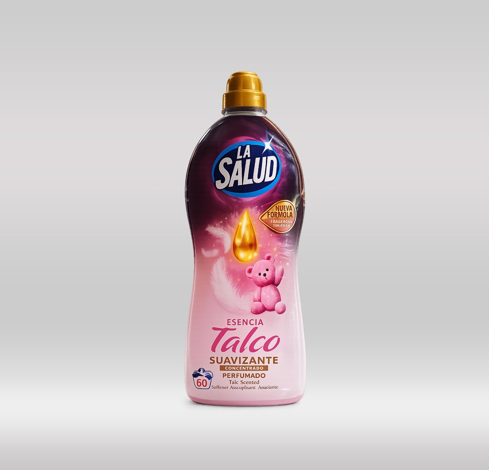 LA SALUD CONC.SOFTENER 60W 1.35L - TALC 1X9