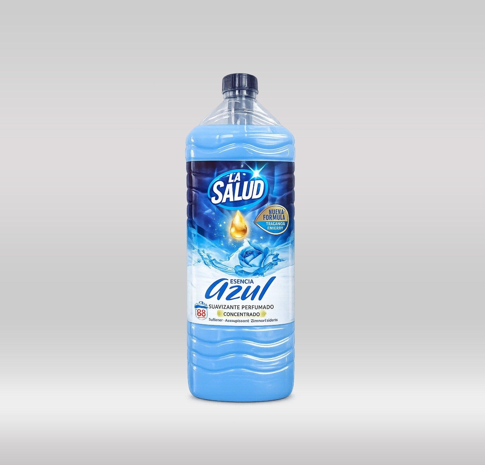 LA SALUD CONC.SOFTENER SLEEVE 2LTRS - BLUE 1X6