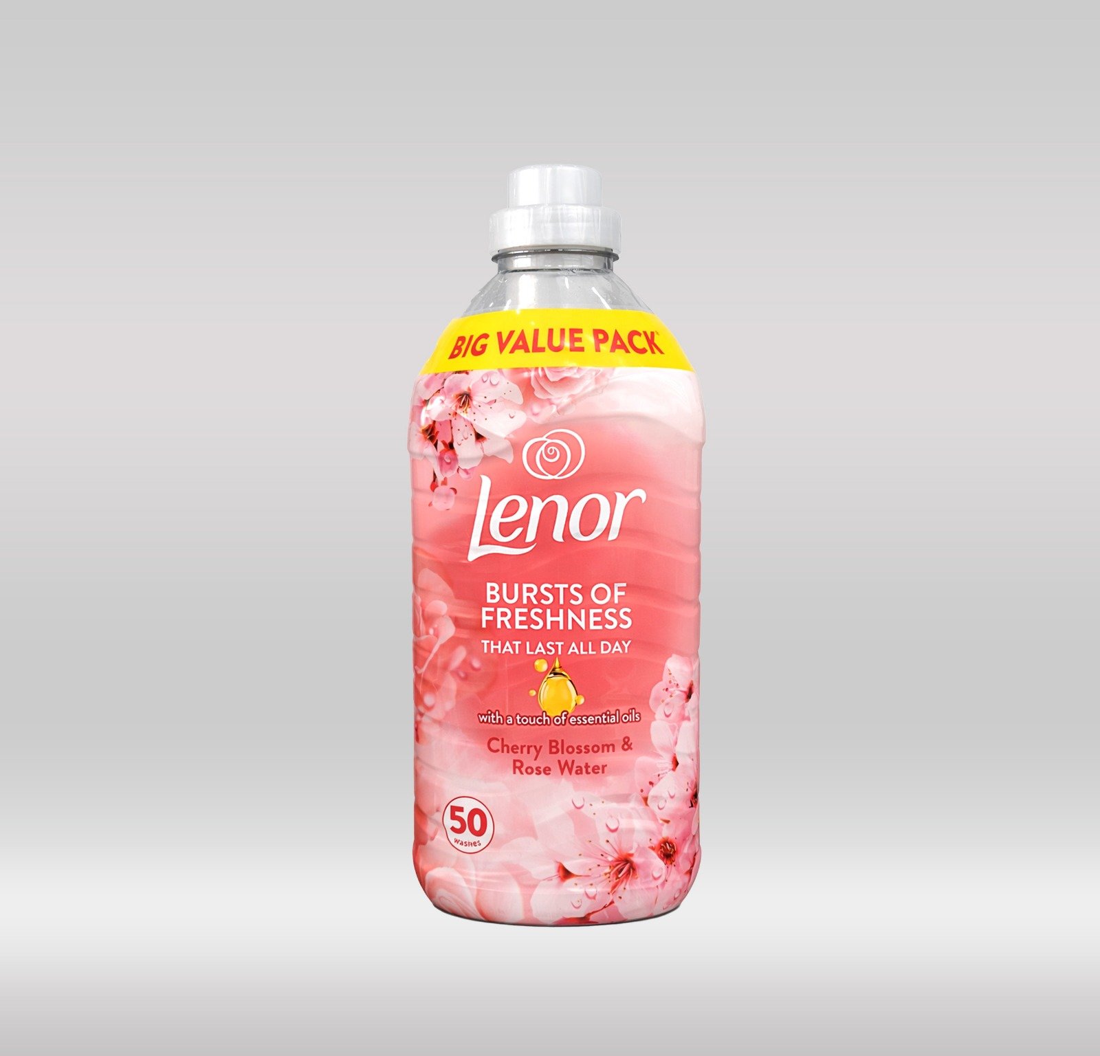 LENOR 50W FABRIC CONDITIONER 1.65L - CHERRY BLOSSOM & ROSE WATER