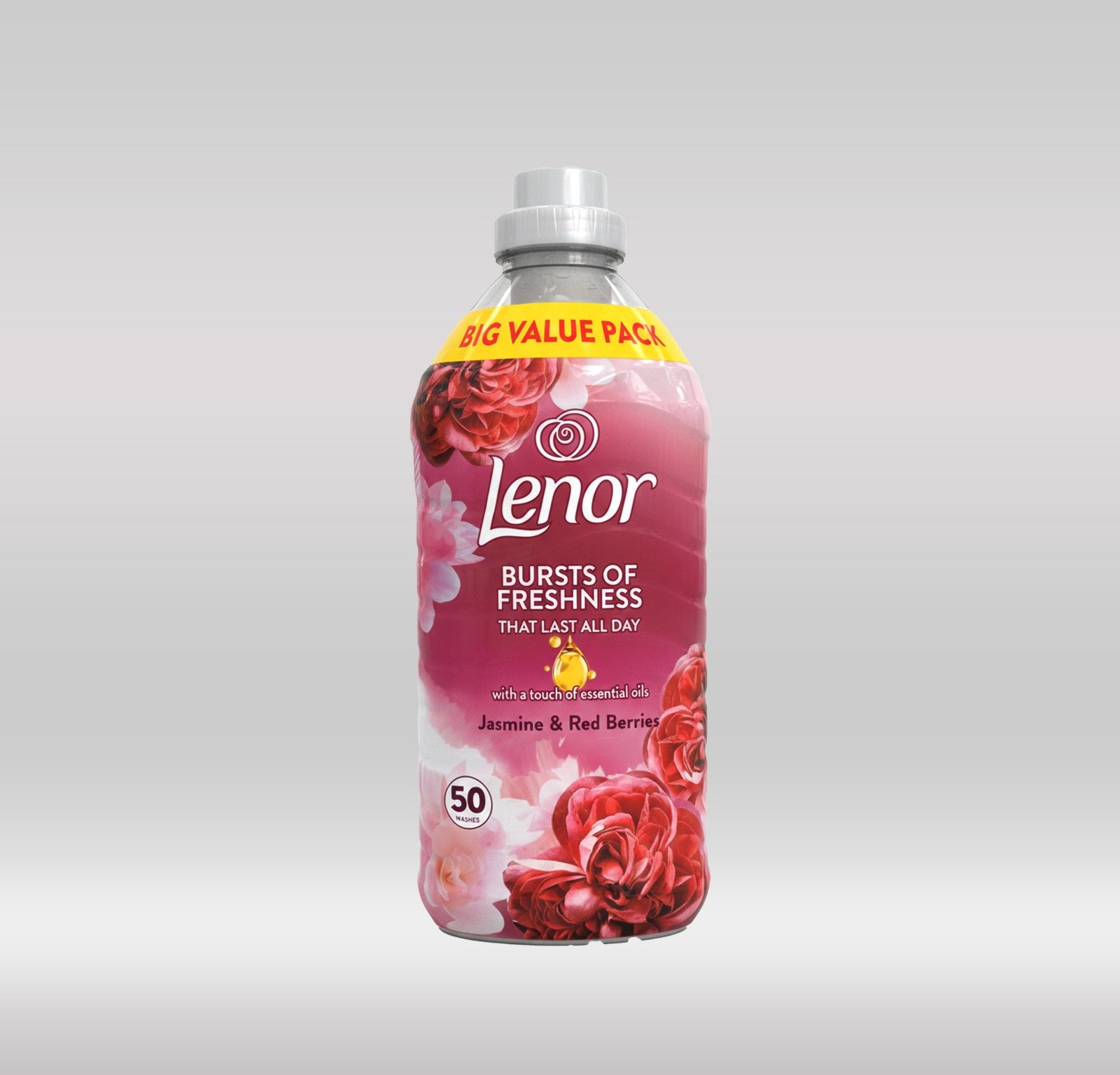 LENOR 50W FABRIC CONDITIONER 1.65L - JASMINE & RED BERRIES