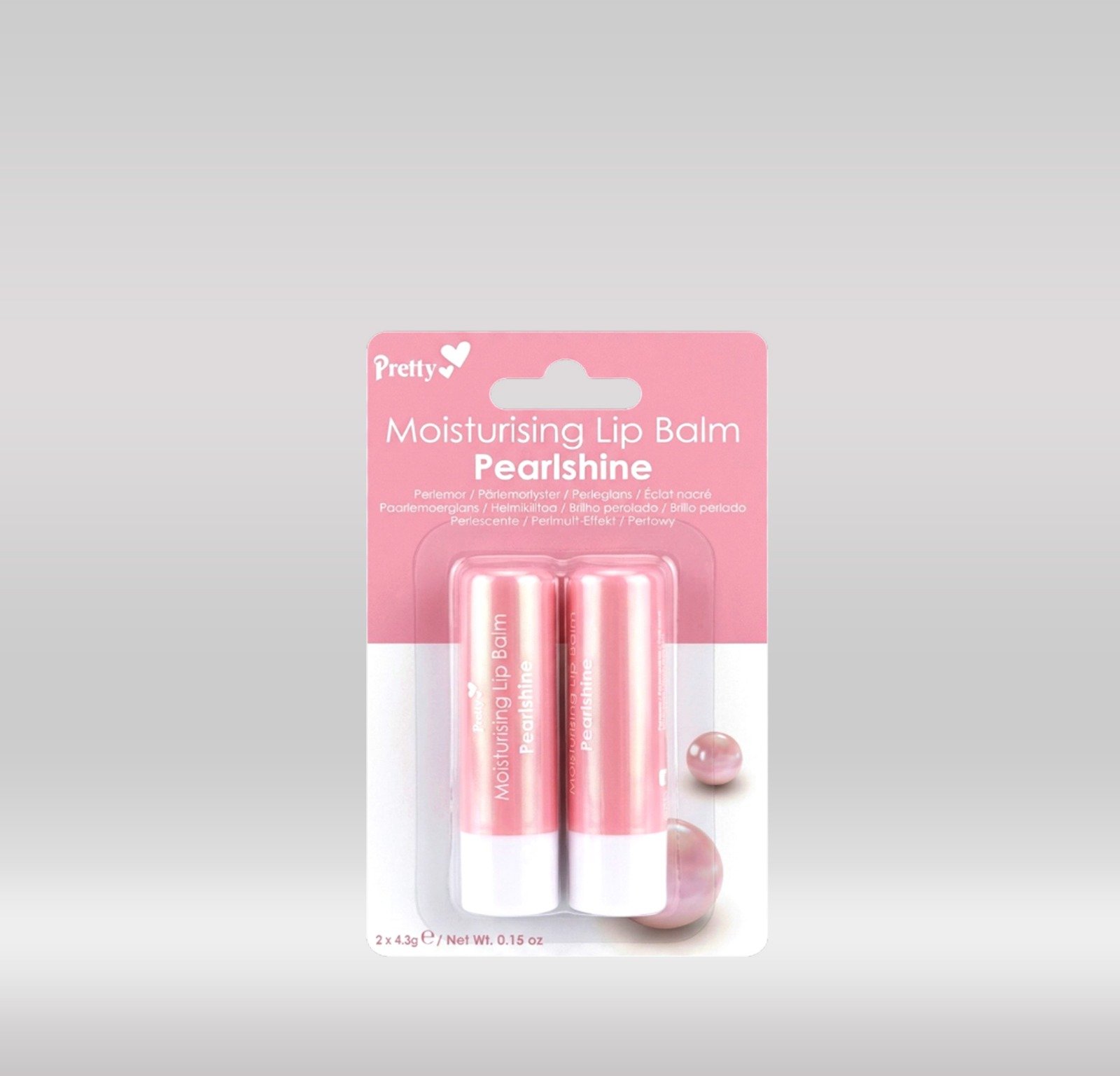 PRETTY LIP BALM PEARLSHINE 2S 1X48