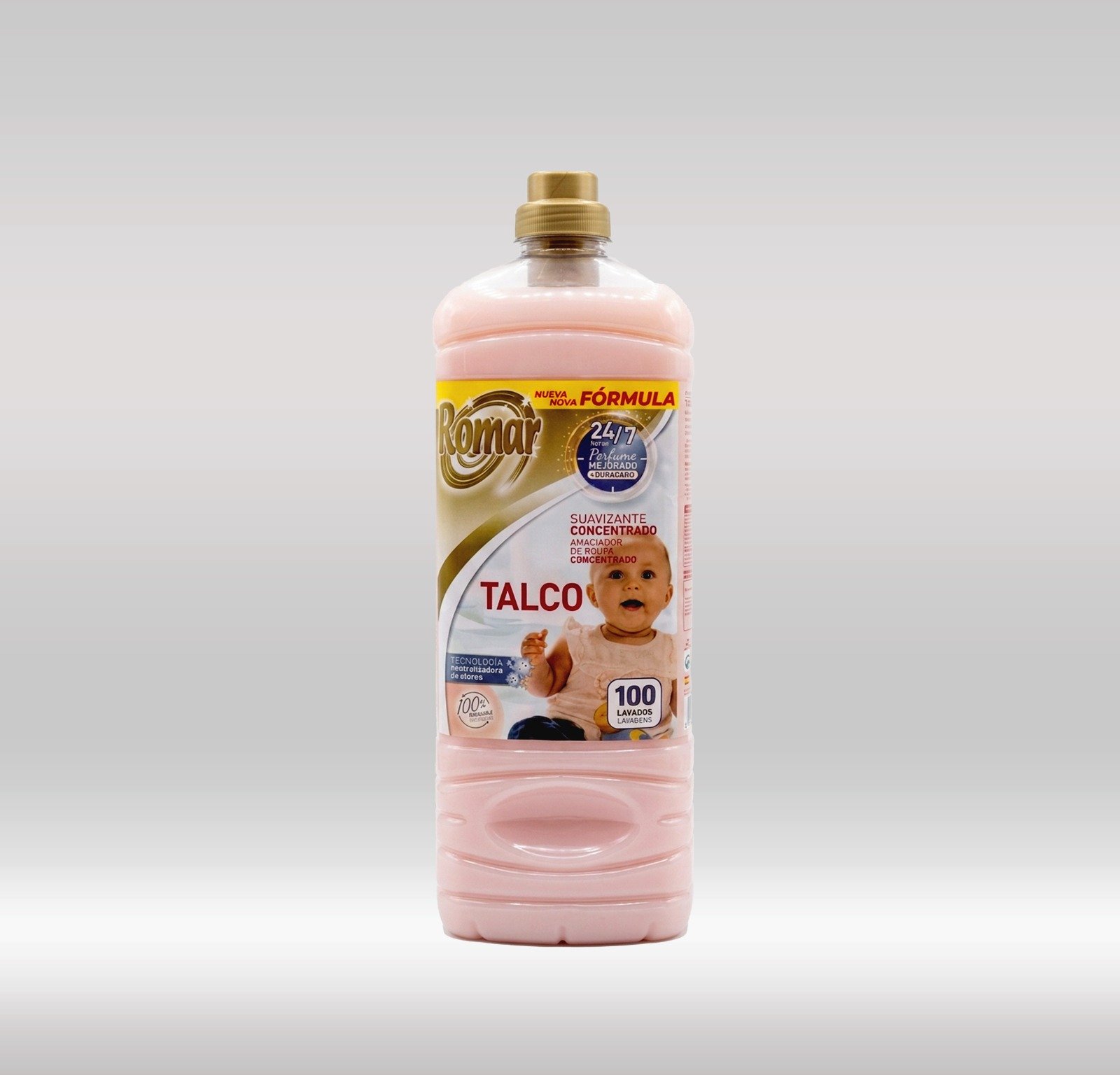 ROMAR FABRIC COND. 2LTRS - BABY PO./TALCO 1X6