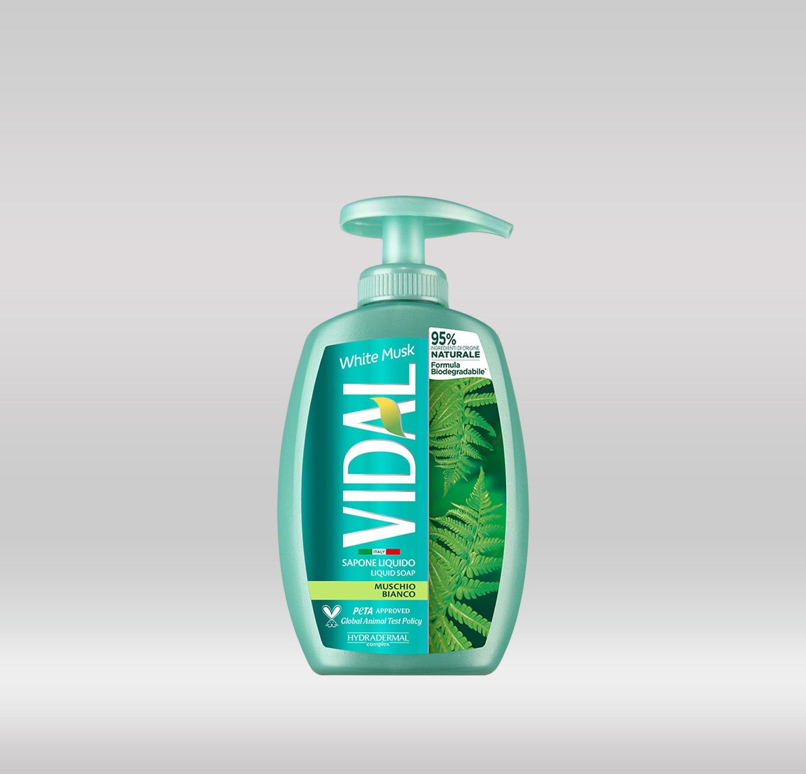 VIDAL HAND WASH 300ML - WHITE MUSK 1X12