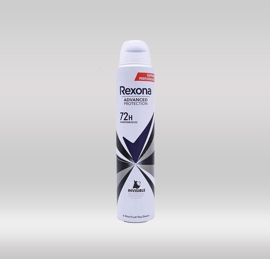 REXONA DEO SPRAY WOMEN 72H 200ML - INVISI.B&W 1X12