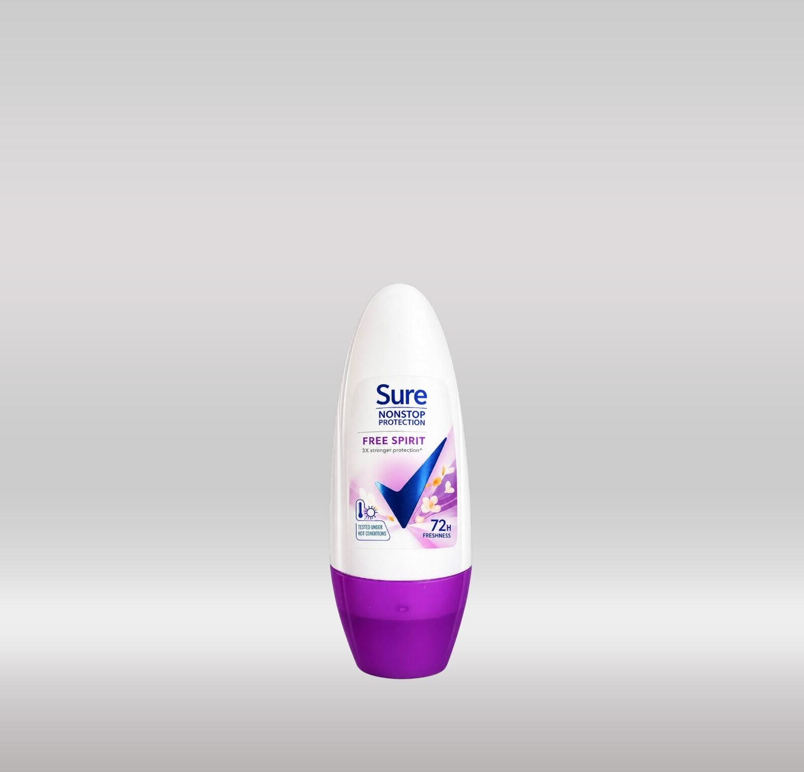SURE ROLL ON 45ML WOMEN - FREE SPIRIT 1X24