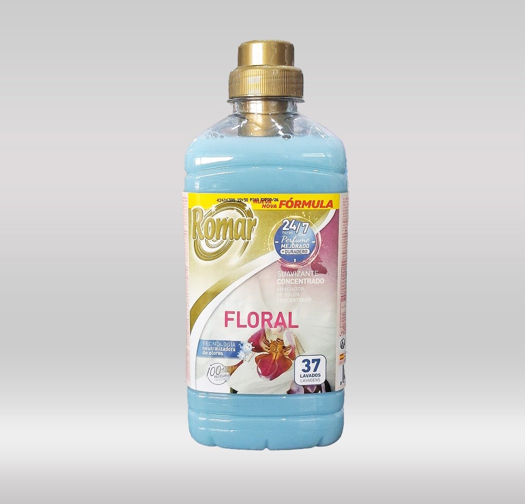 ROMAR FABRIC COND. 750ML - FLORAL 1X15