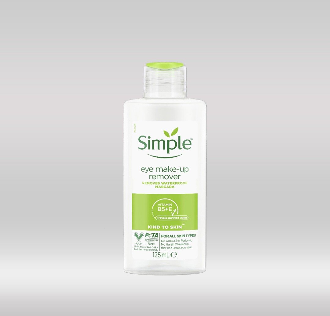 SIMPLE EYE MAKE UP REMOVER 125ML 1X6