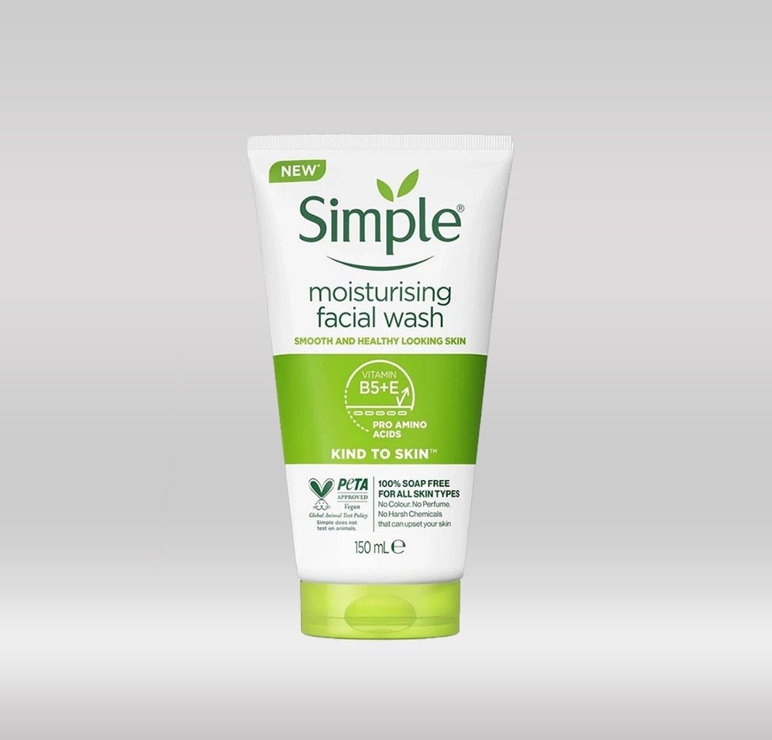 SIMPLE FACE WASH MOISTURE 150ML 1X6