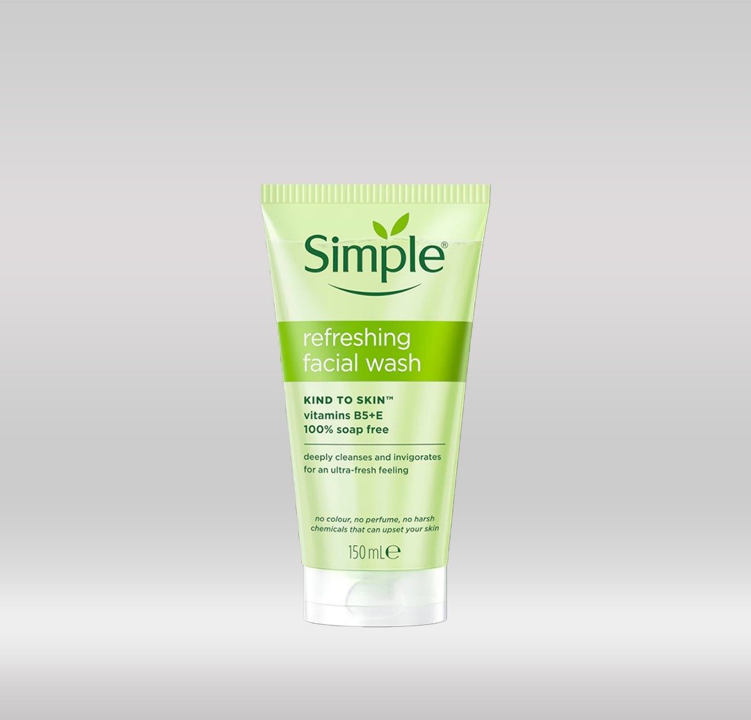 SIMPLE FACE WASH REFRESH 150ML 1X6