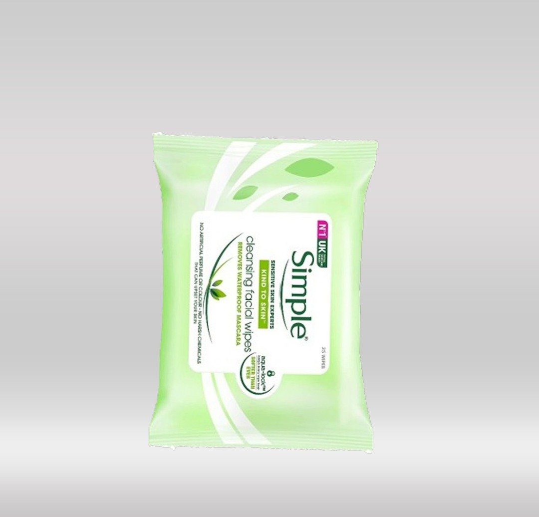 SIMPLE FACIAL WIPES 25S - CLEANSING 1X6