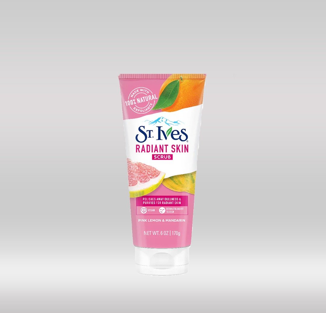 ST IVES FACIAL SCRUB 170G - PINK LEMON & MANDARIN ORANGE 1X12