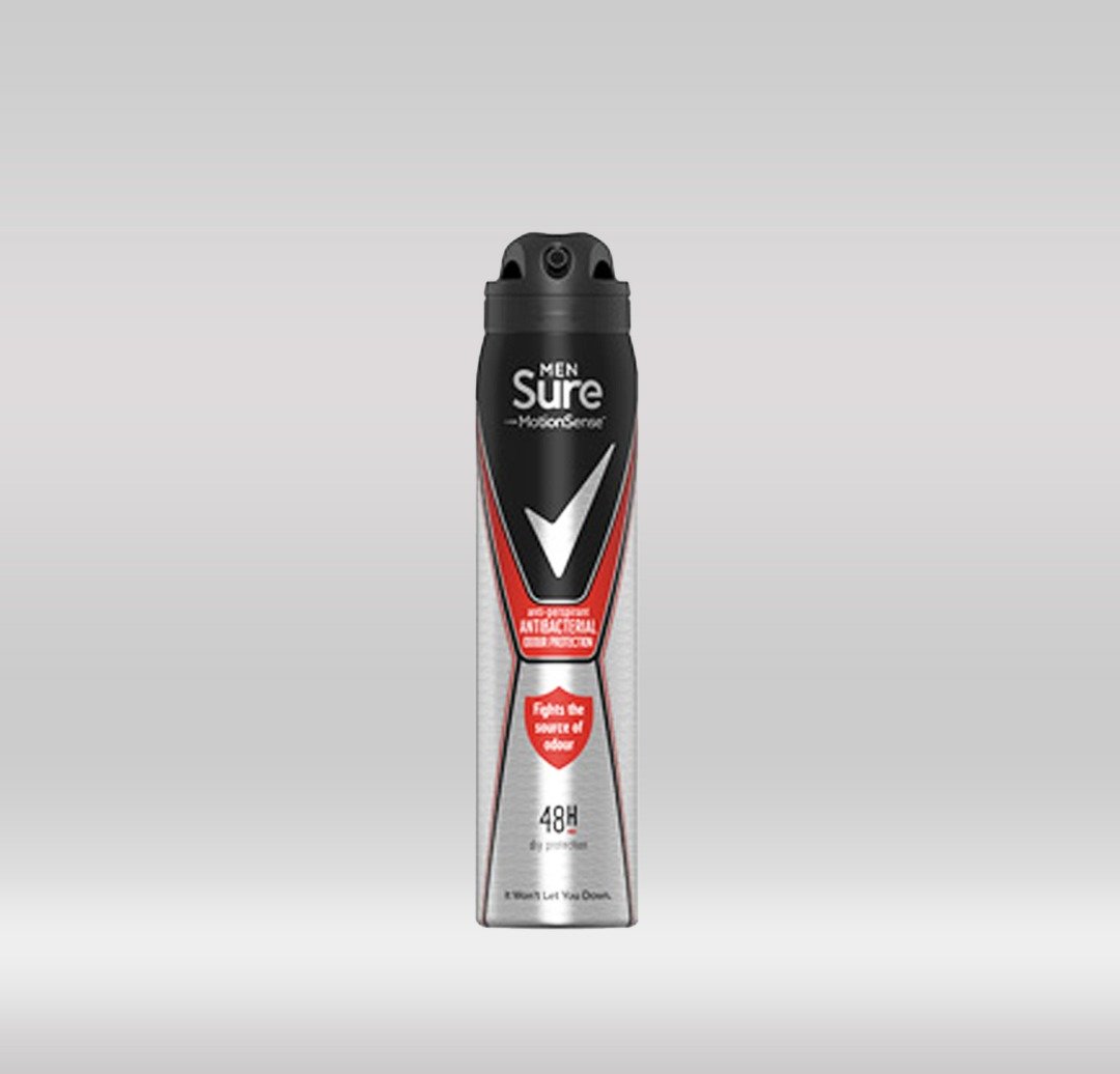 SURE DEO SPRAY MEN 250ML - ANTIBACT PROTECT 1X6