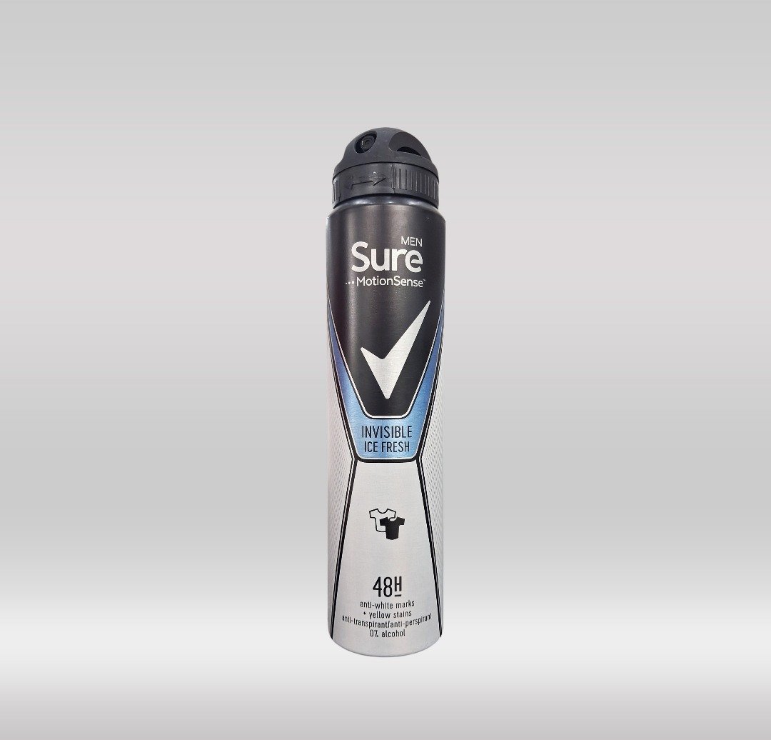 SURE DEO SPRAY MEN 250ML - INV. ICE FRESH 1X6